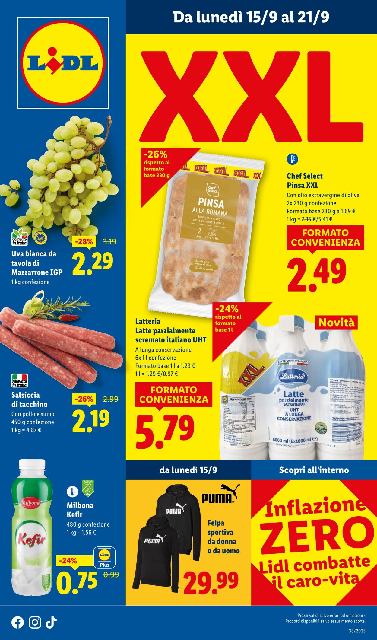 Volantino Lidl 15.09.2025 - 21.09.2025