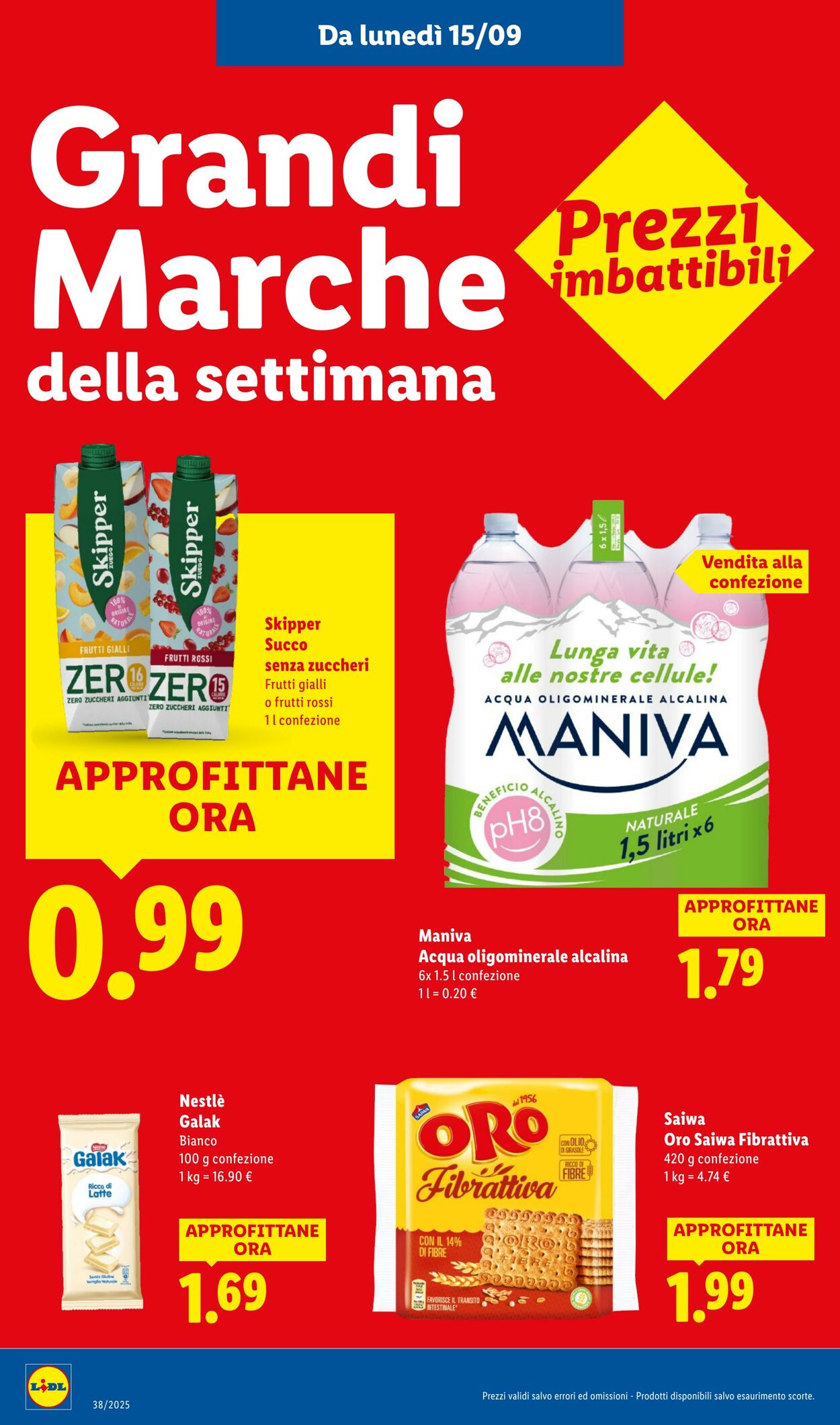 Volantino Lidl 15.09.2025 - 21.09.2025
