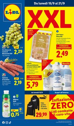Volantino Lidl 15.09.2025 - 21.09.2025