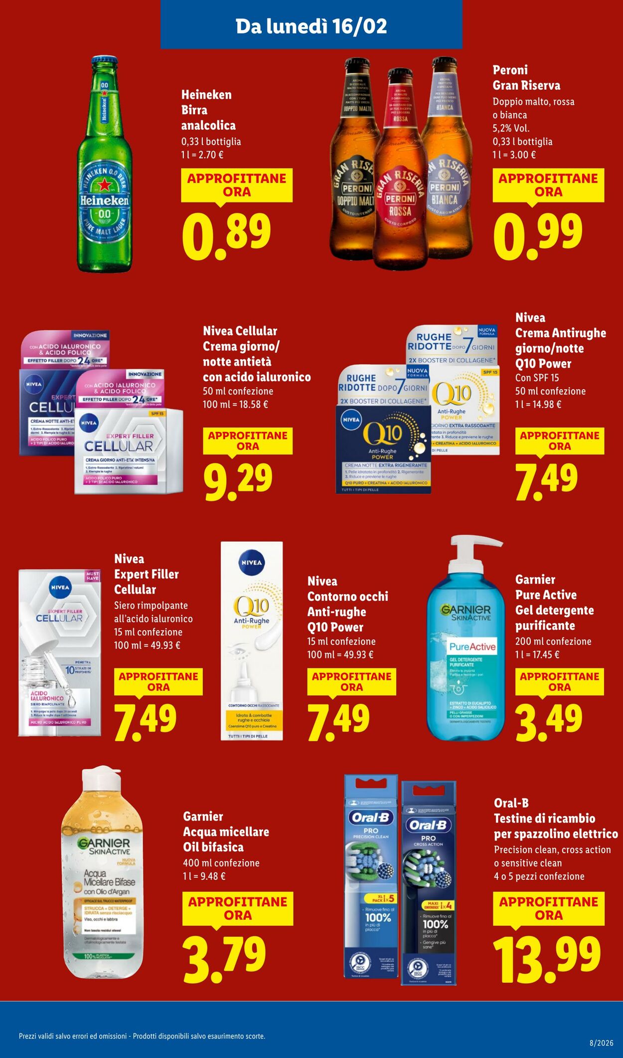 Volantino Lidl 16.02.2026 - 22.02.2026