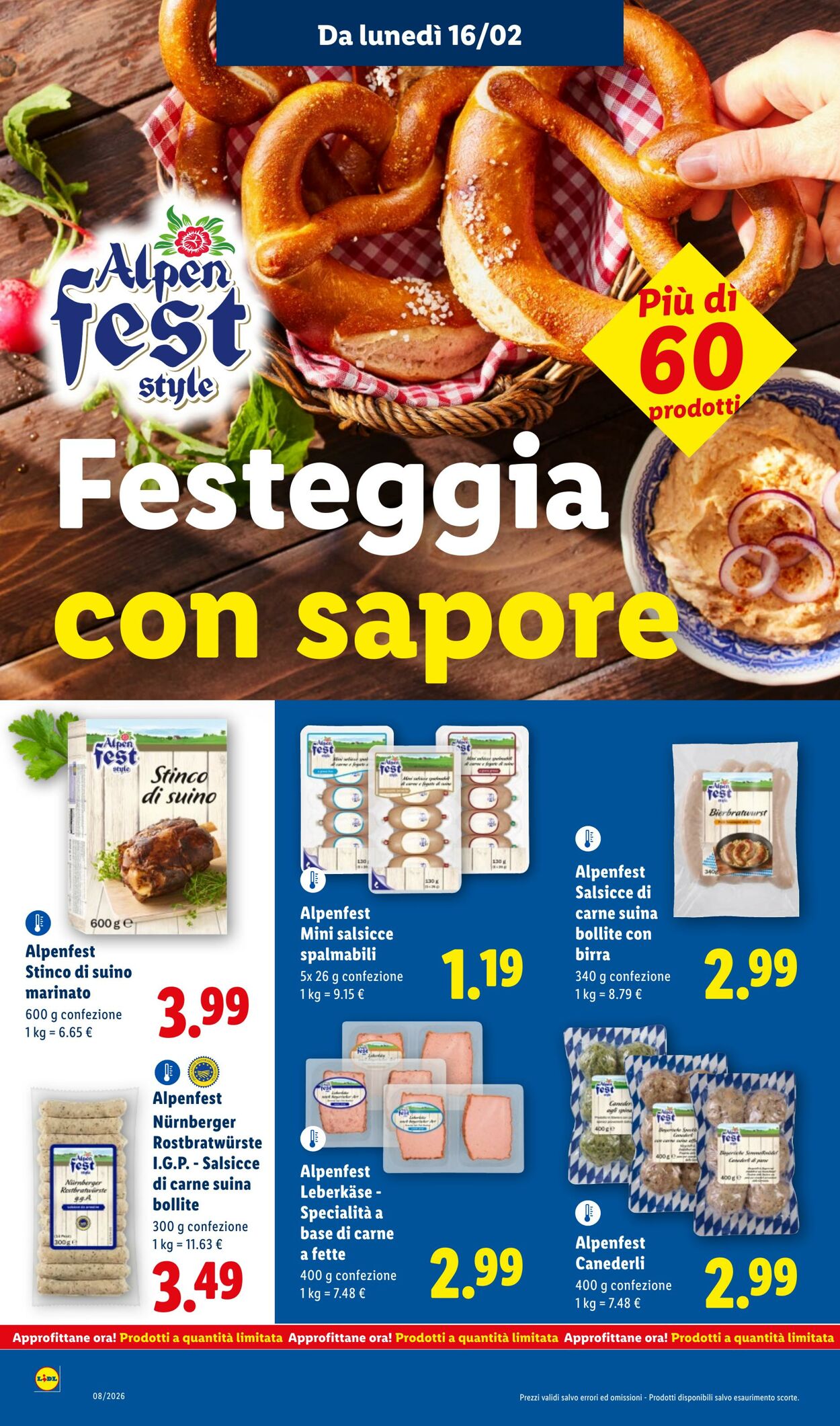 Volantino Lidl 16.02.2026 - 22.02.2026