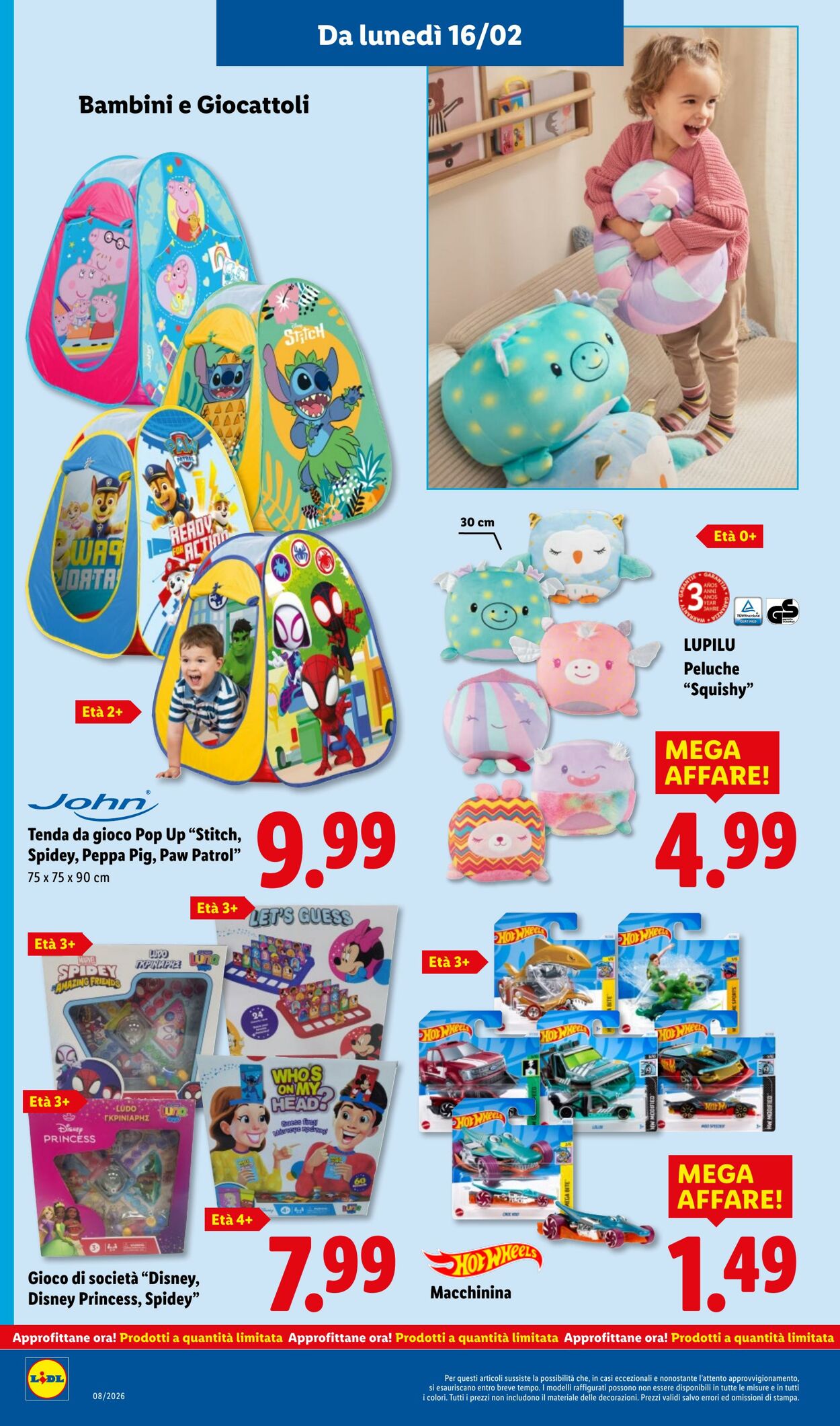 Volantino Lidl 16.02.2026 - 22.02.2026