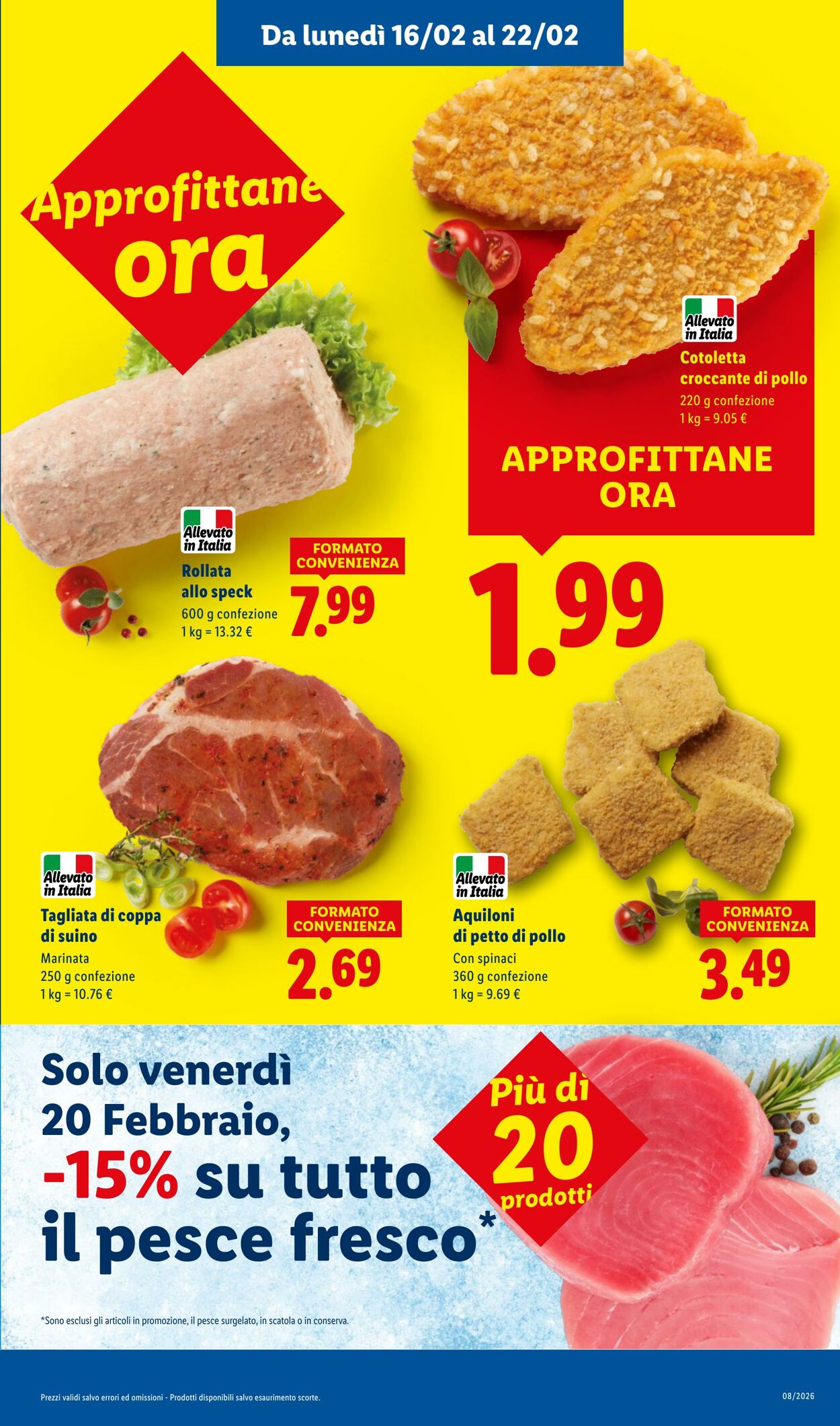 Volantino Lidl 16.02.2026 - 22.02.2026