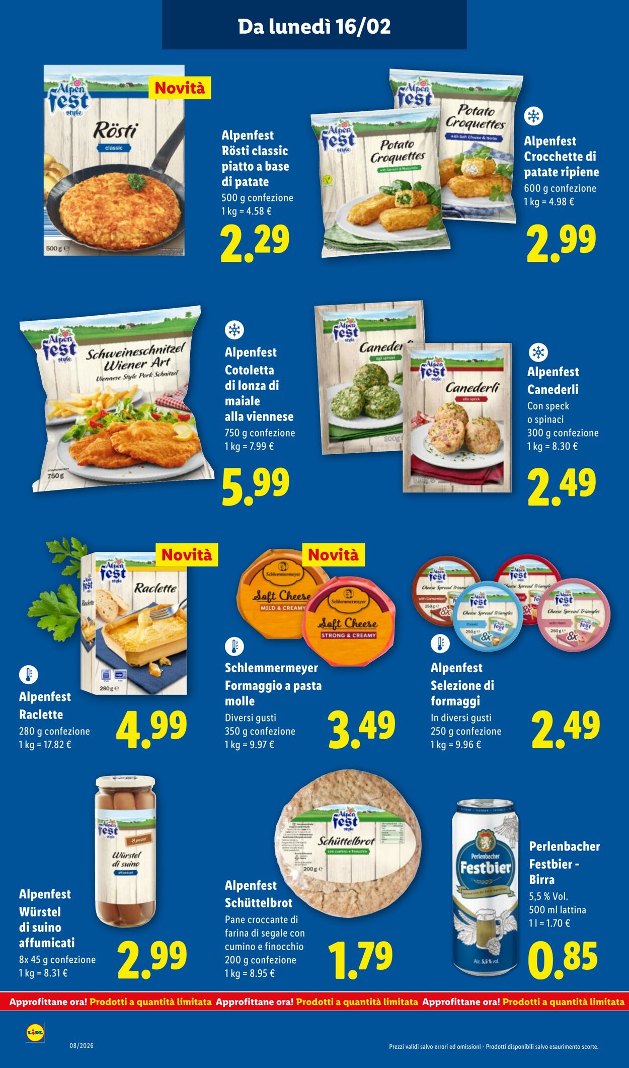 Volantino Lidl 16.02.2026 - 22.02.2026