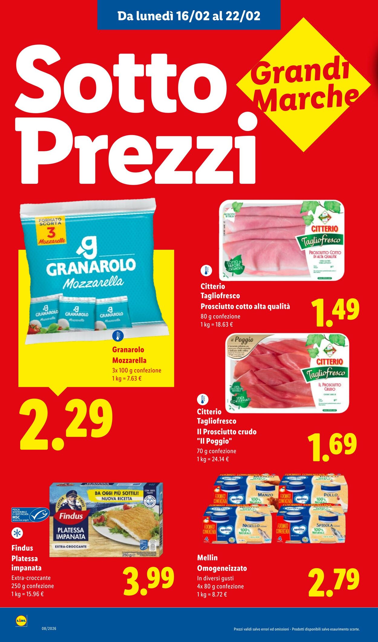 Volantino Lidl 16.02.2026 - 22.02.2026