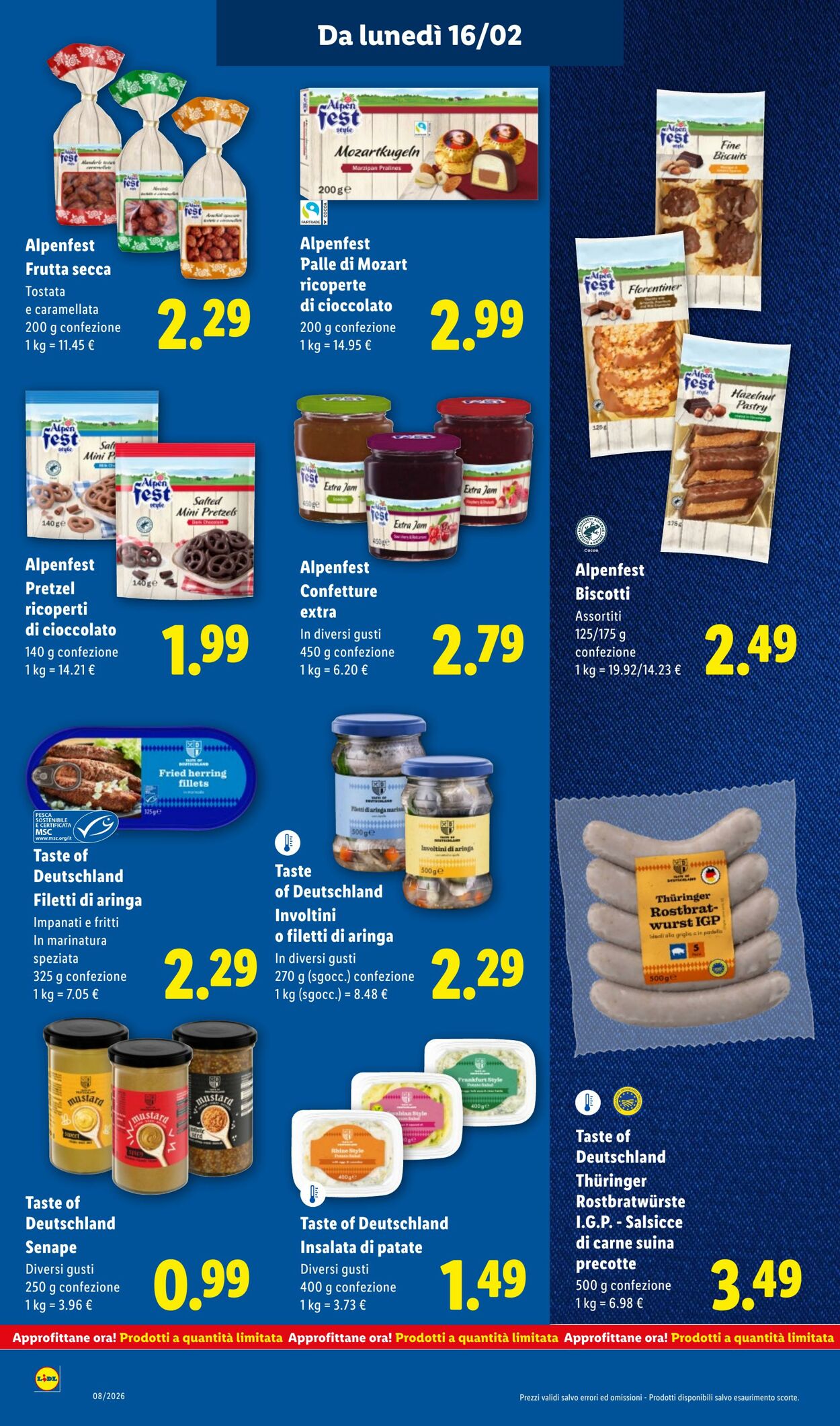 Volantino Lidl 16.02.2026 - 22.02.2026
