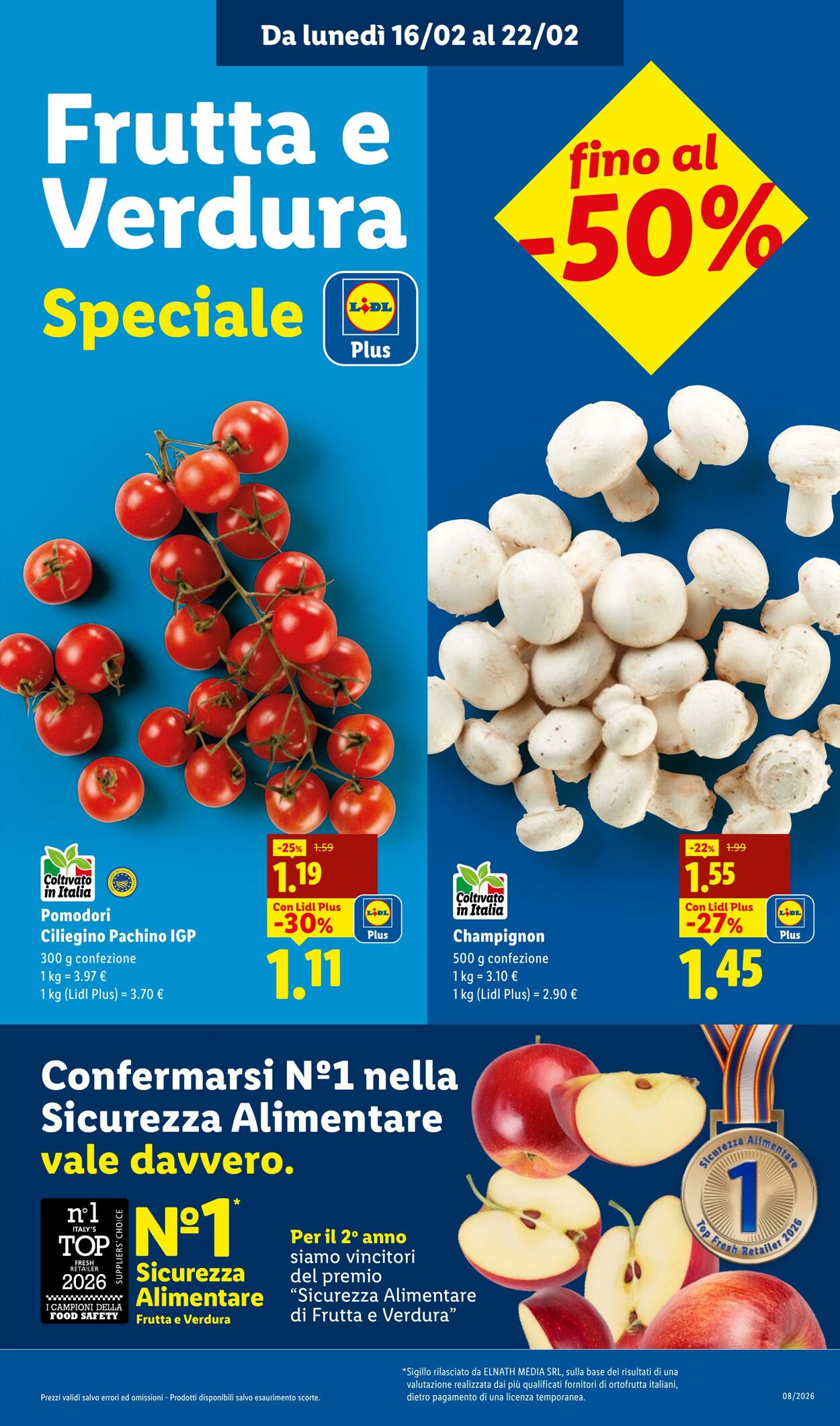 Volantino Lidl 16.02.2026 - 22.02.2026