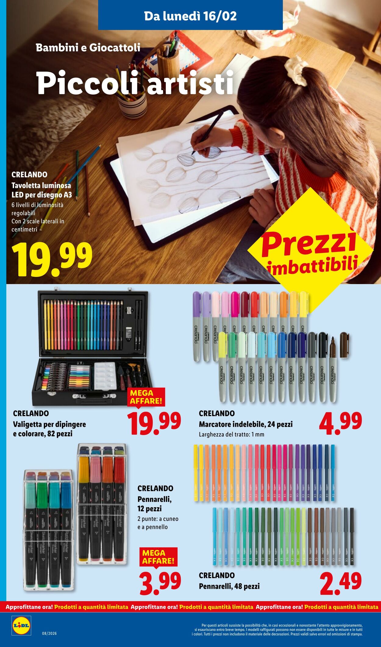 Volantino Lidl 16.02.2026 - 22.02.2026