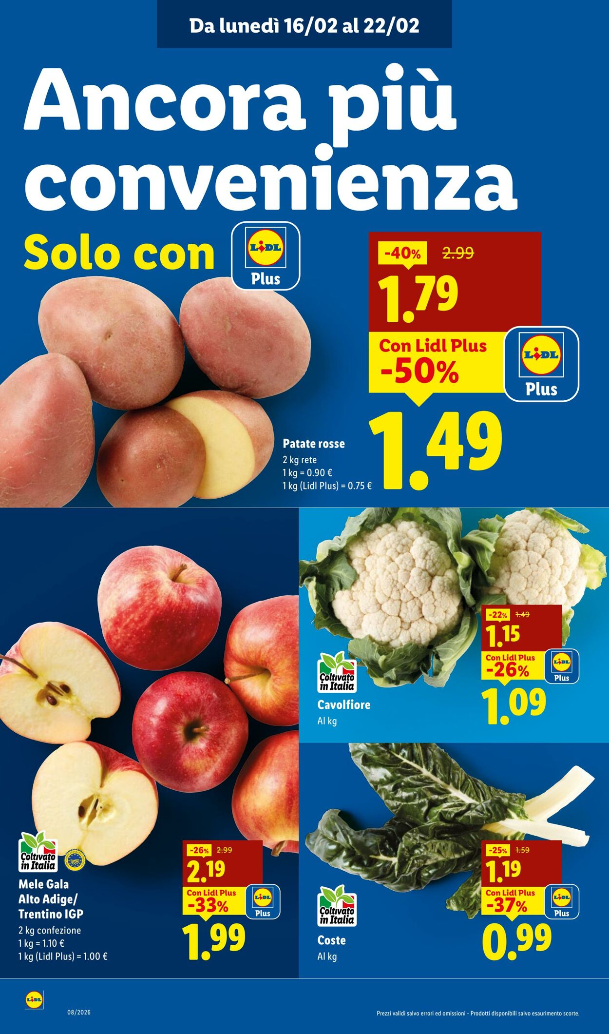 Volantino Lidl 16.02.2026 - 22.02.2026