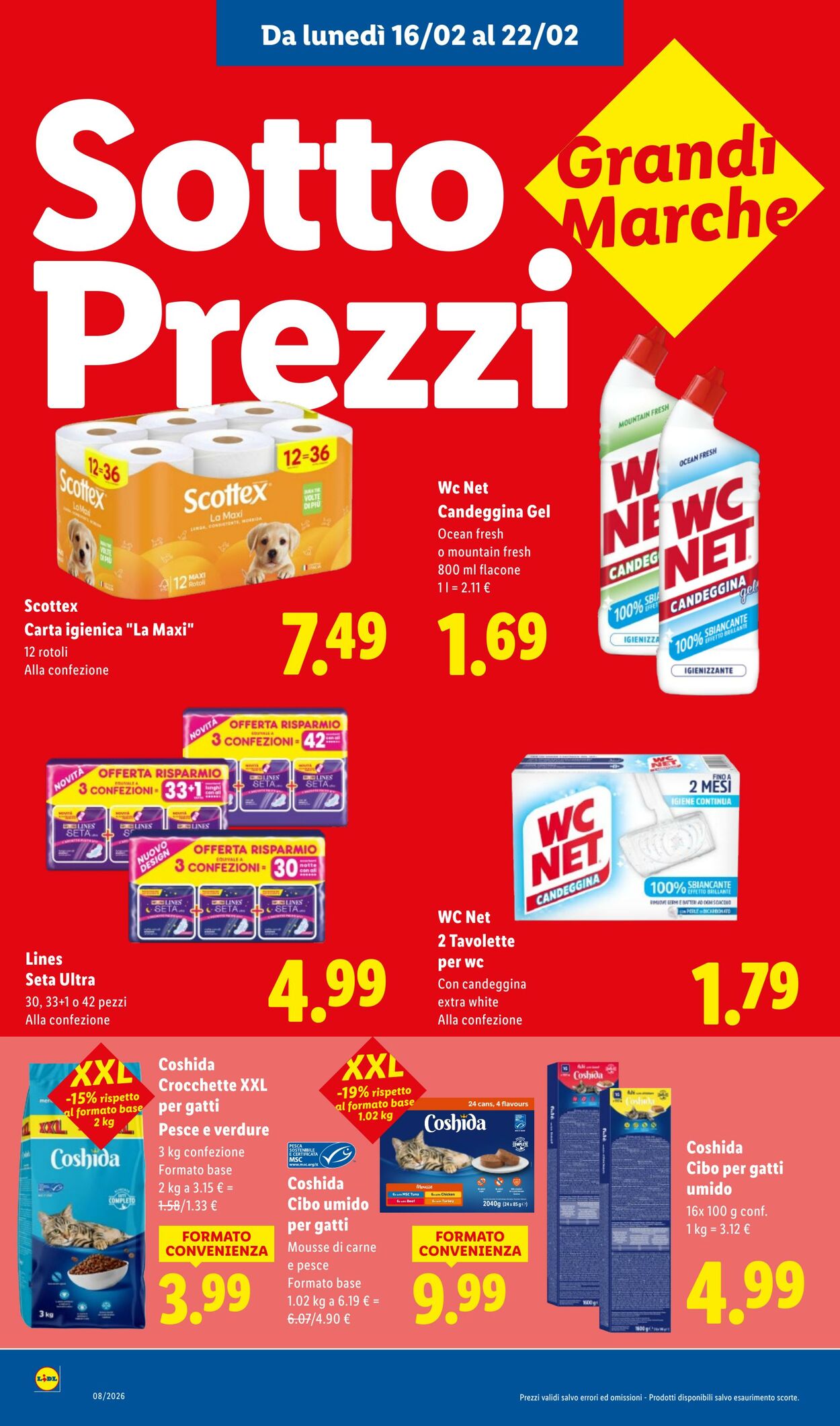 Volantino Lidl 16.02.2026 - 22.02.2026