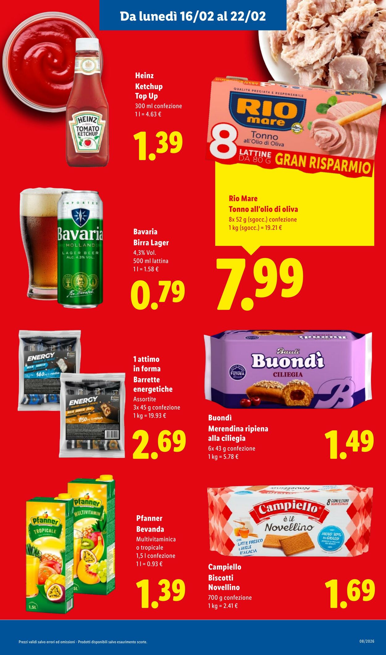 Volantino Lidl 16.02.2026 - 22.02.2026