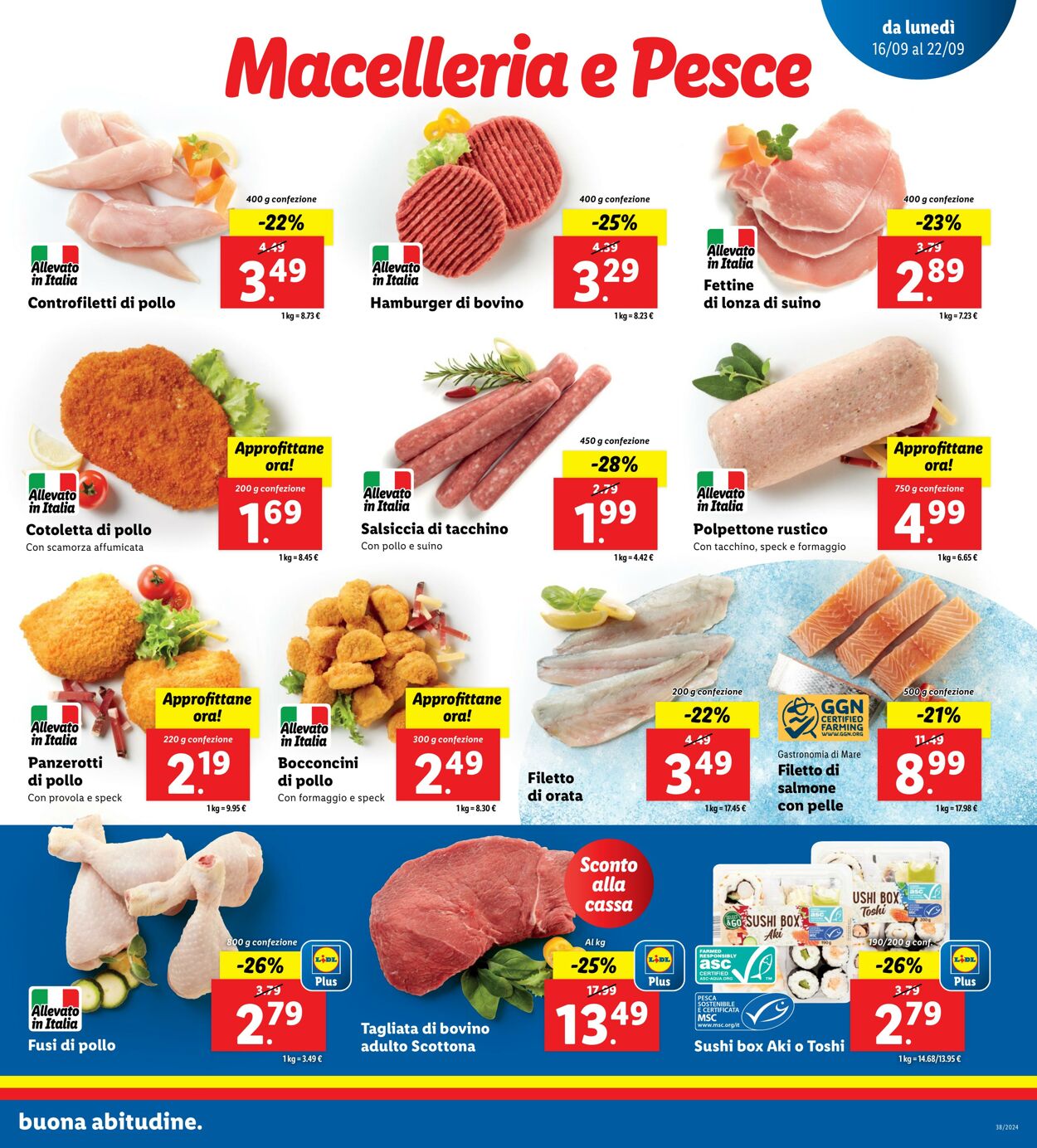 Volantino Lidl 16.09.2024 - 22.09.2024