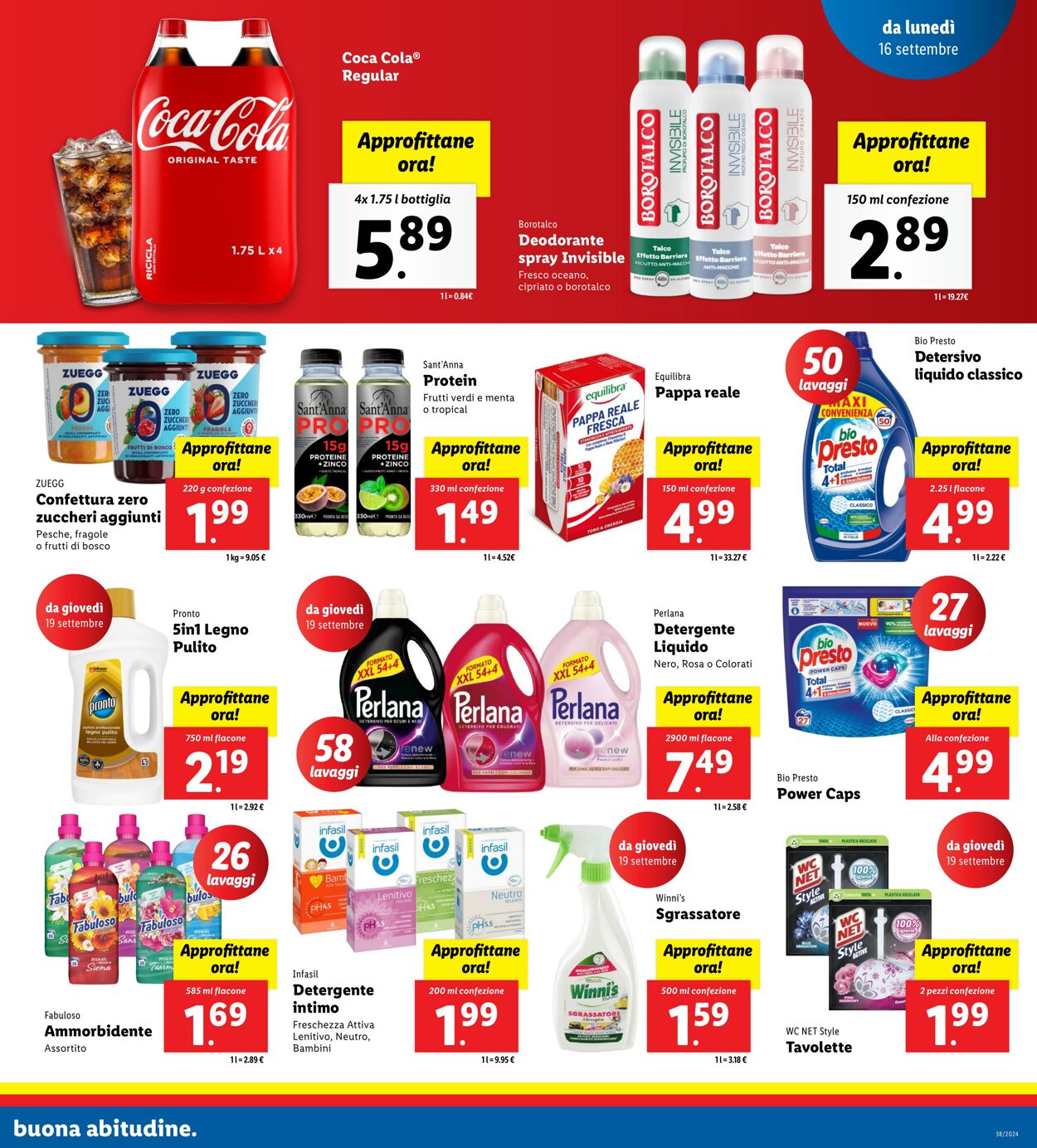 Volantino Lidl 16.09.2024 - 22.09.2024