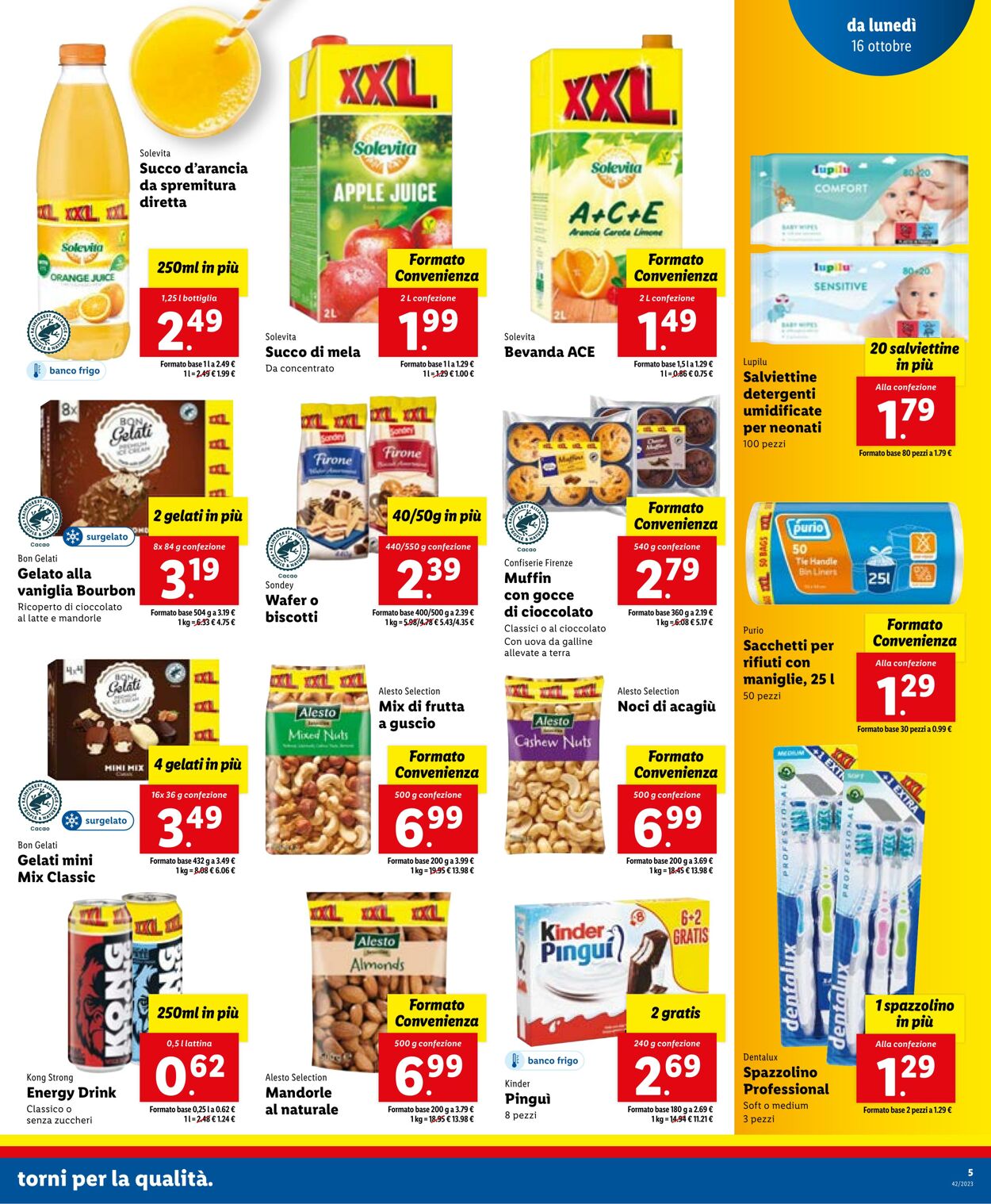 Volantino Lidl 16.10.2023 - 22.10.2023