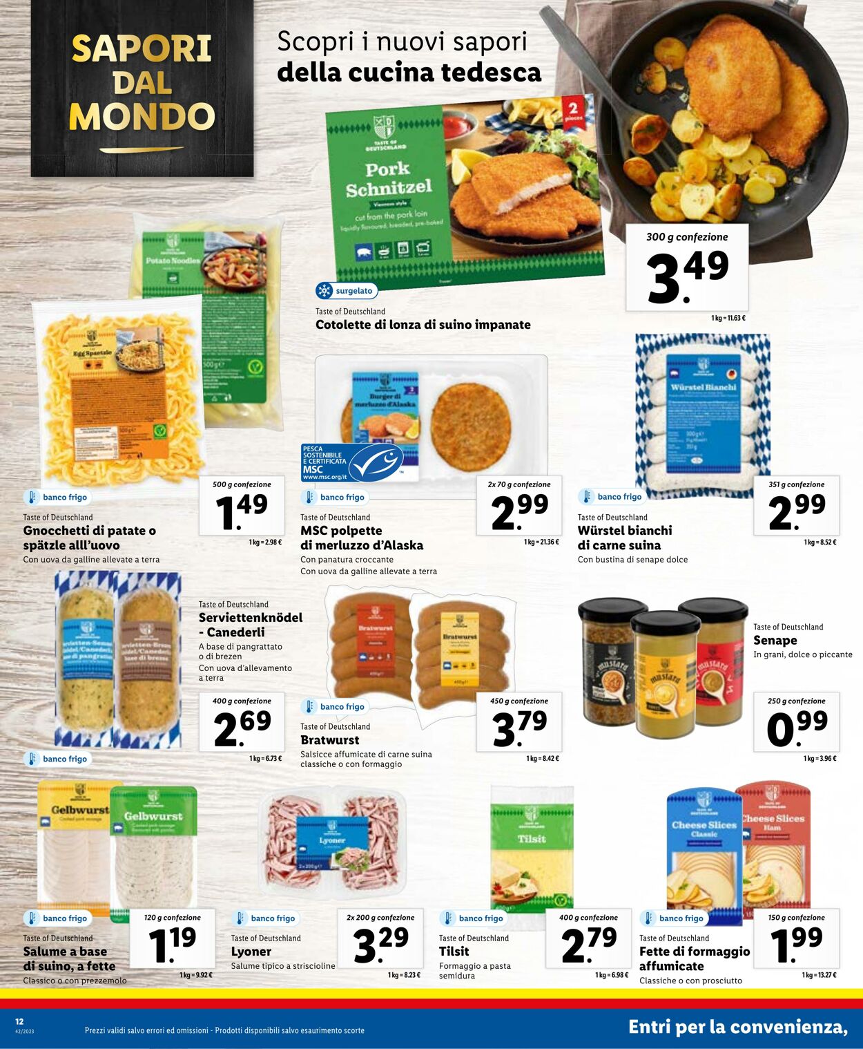 Volantino Lidl 16.10.2023 - 22.10.2023