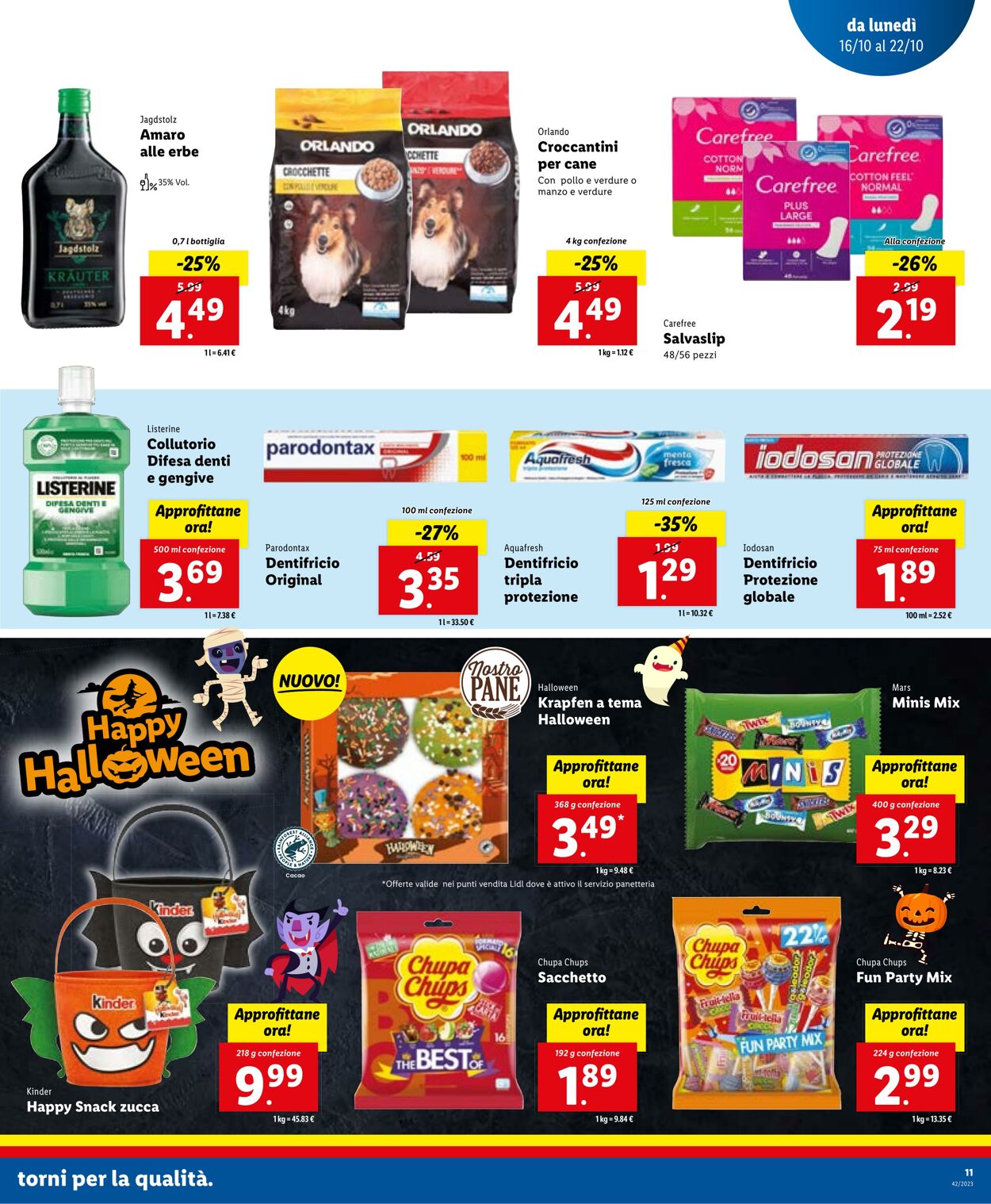 Volantino Lidl 16.10.2023 - 22.10.2023