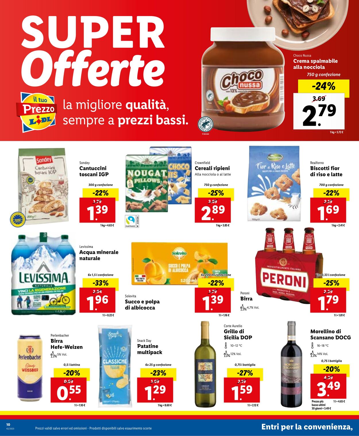 Volantino Lidl 16.10.2023 - 22.10.2023