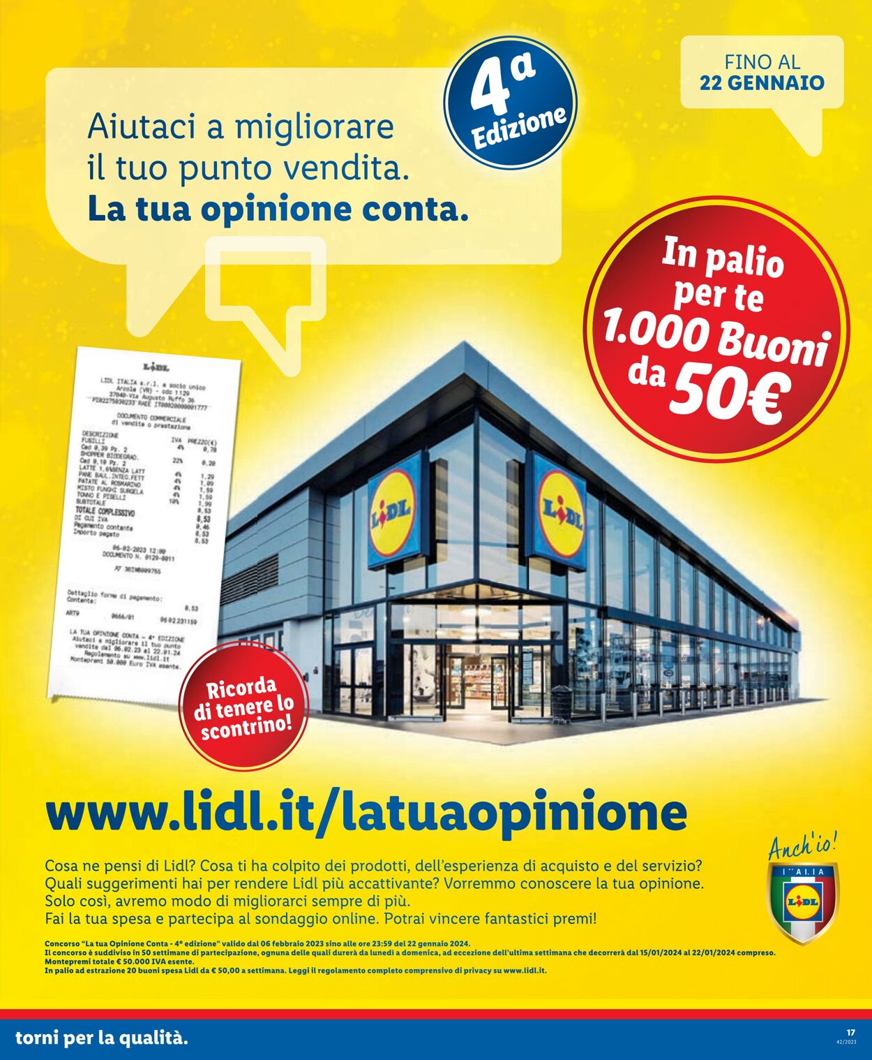 Volantino Lidl 16.10.2023 - 22.10.2023