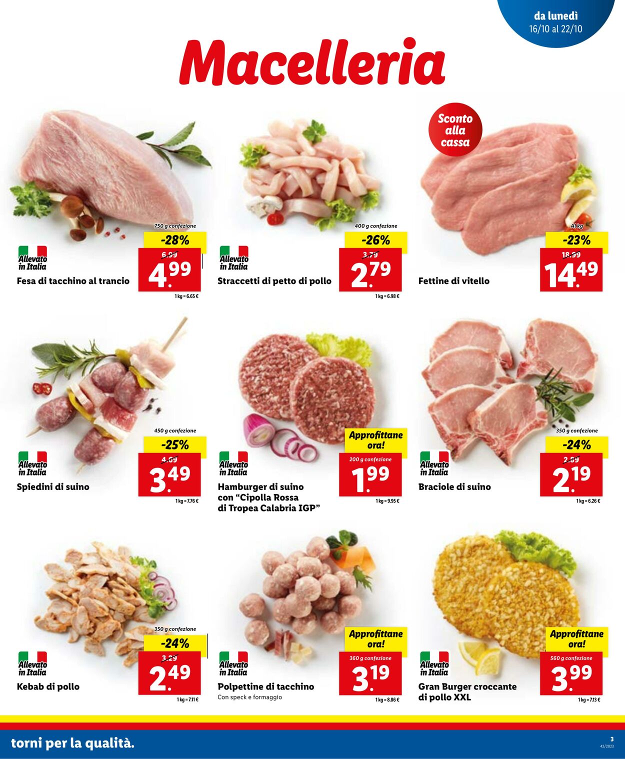 Volantino Lidl 16.10.2023 - 22.10.2023