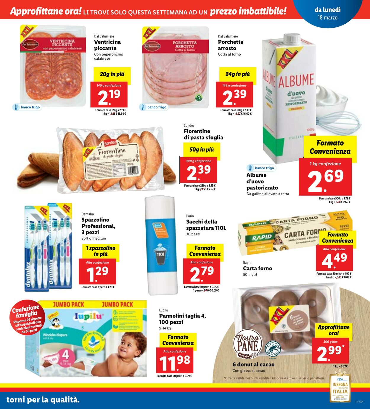 Volantino Lidl 18.03.2024 - 24.03.2024