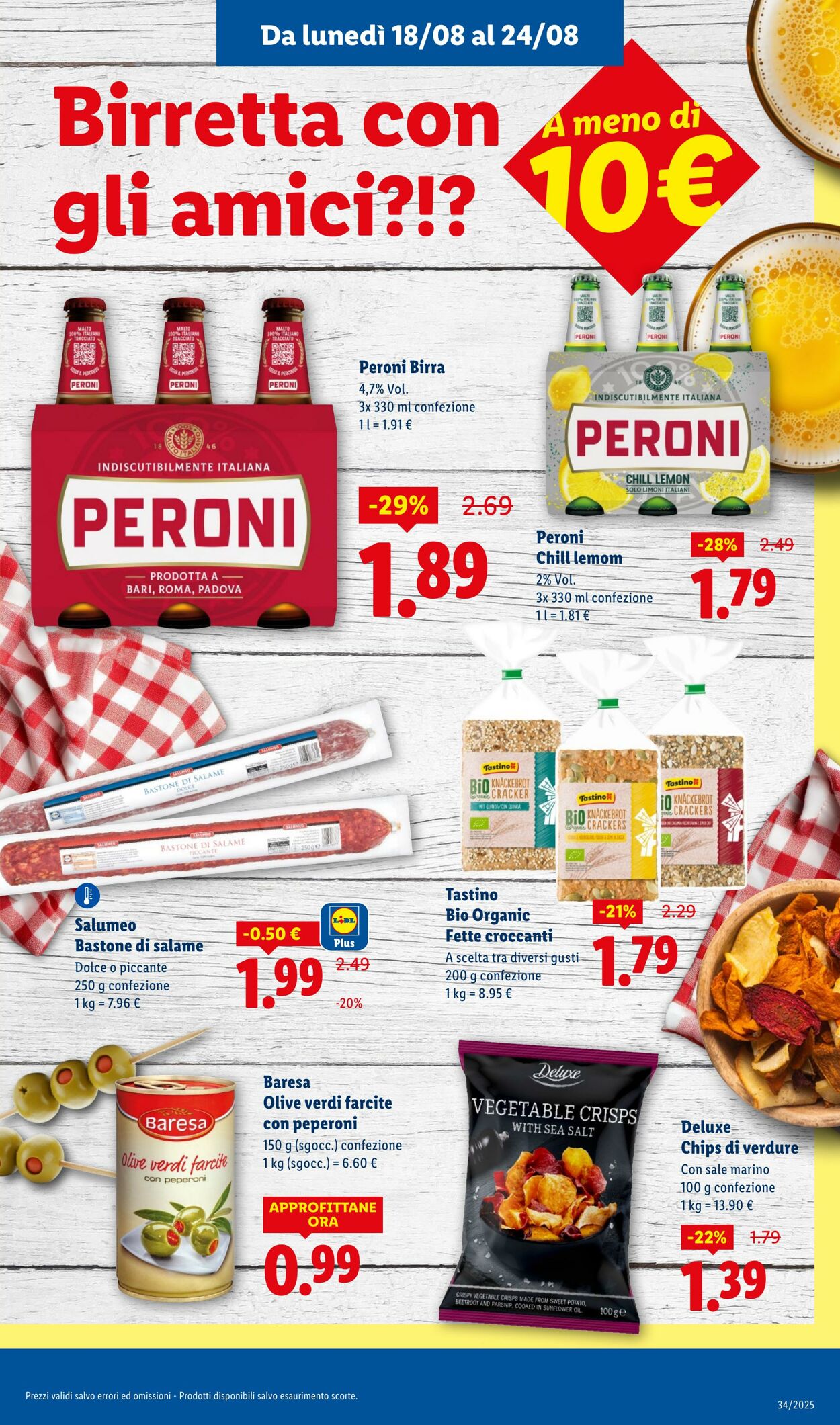 Volantino Lidl 18.08.2025 - 24.08.2025