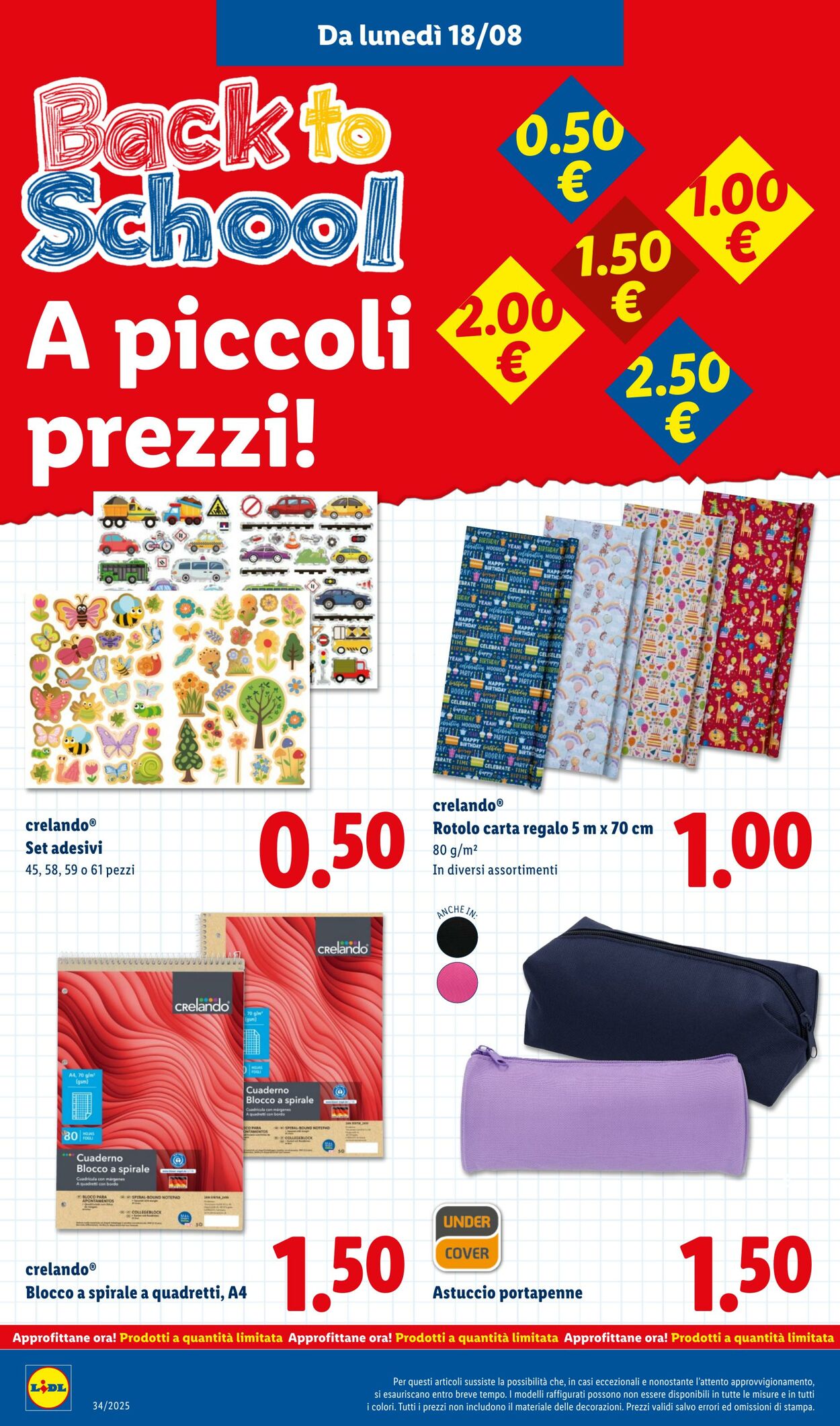 Volantino Lidl 18.08.2025 - 24.08.2025
