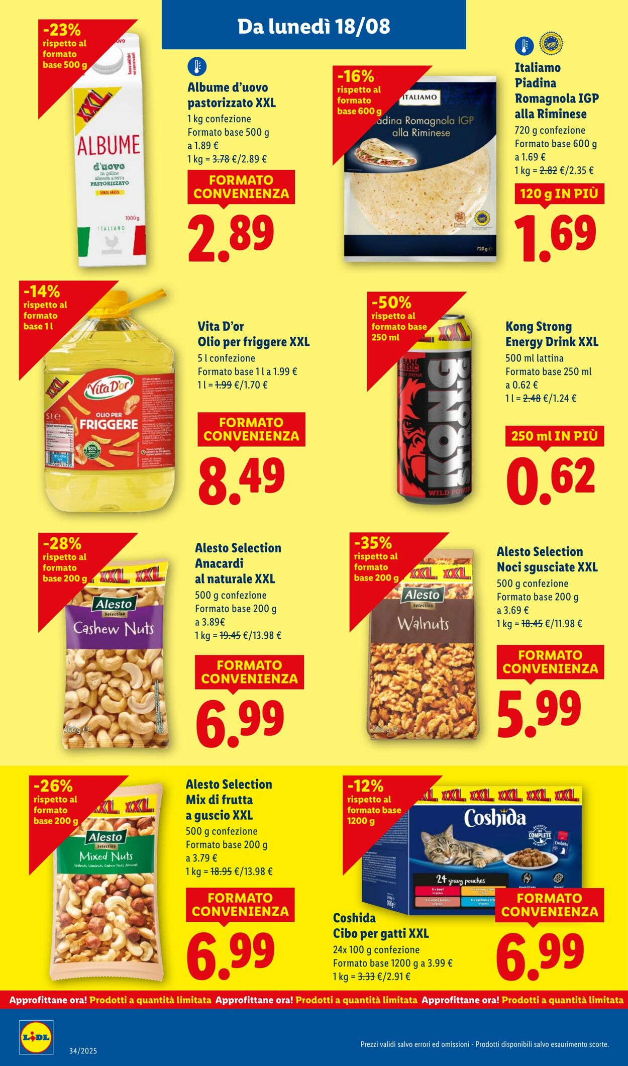 Volantino Lidl 18.08.2025 - 24.08.2025