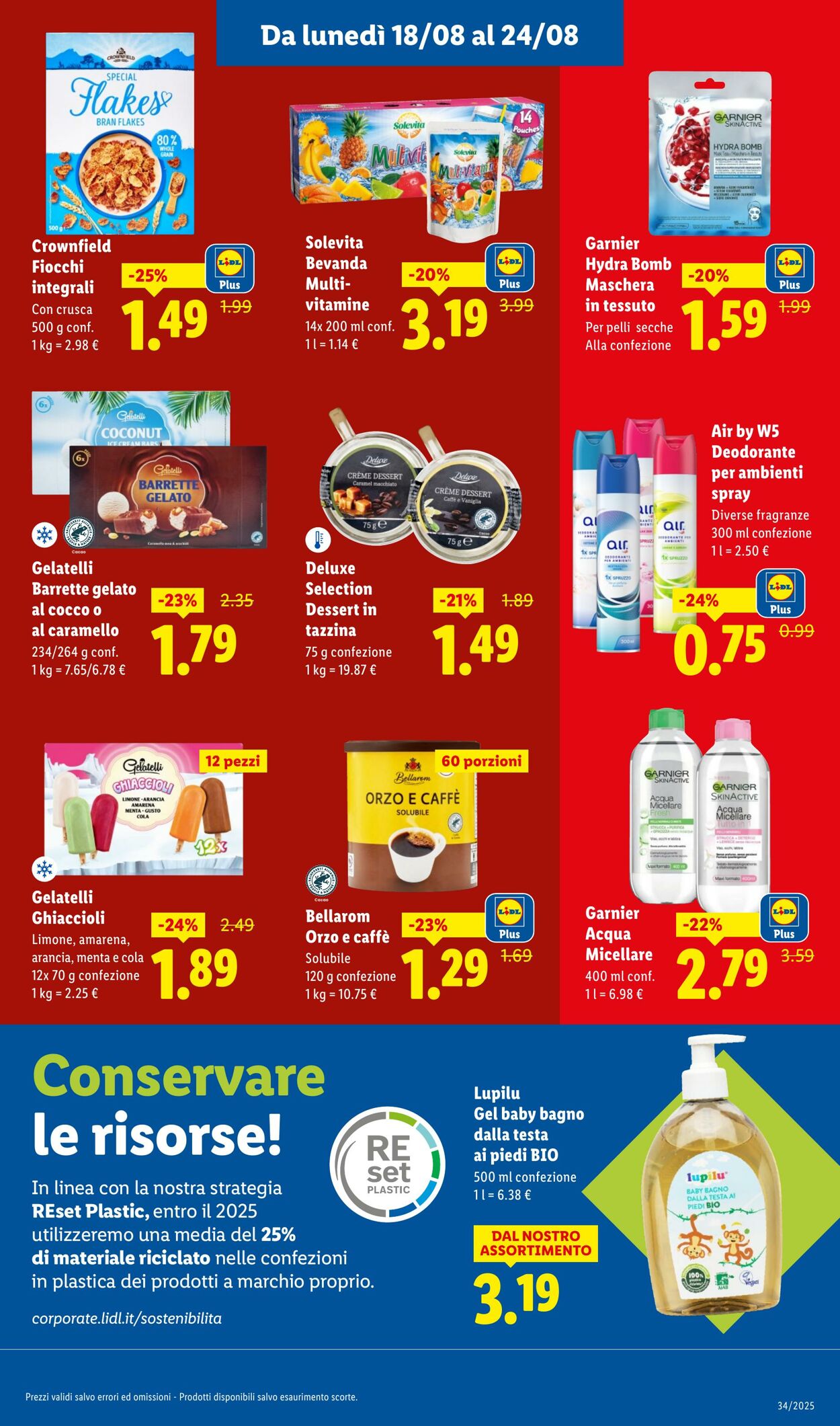 Volantino Lidl 18.08.2025 - 24.08.2025