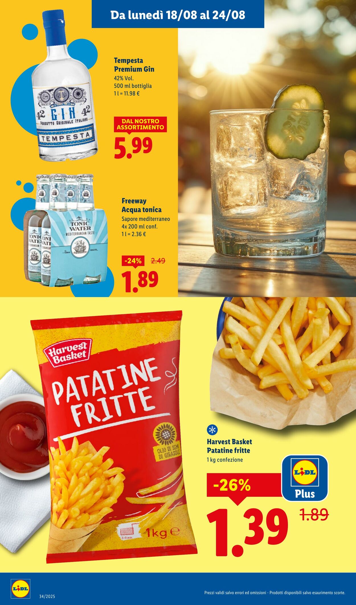 Volantino Lidl 18.08.2025 - 24.08.2025