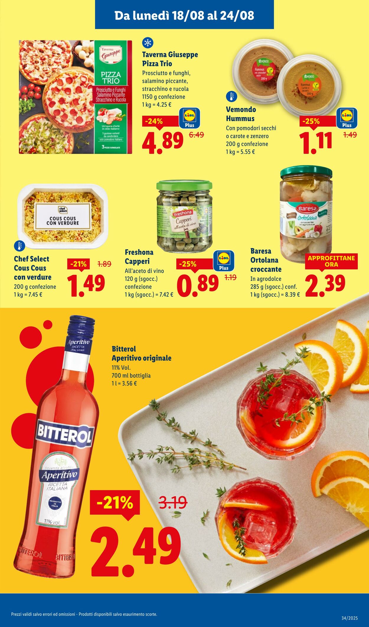 Volantino Lidl 18.08.2025 - 24.08.2025