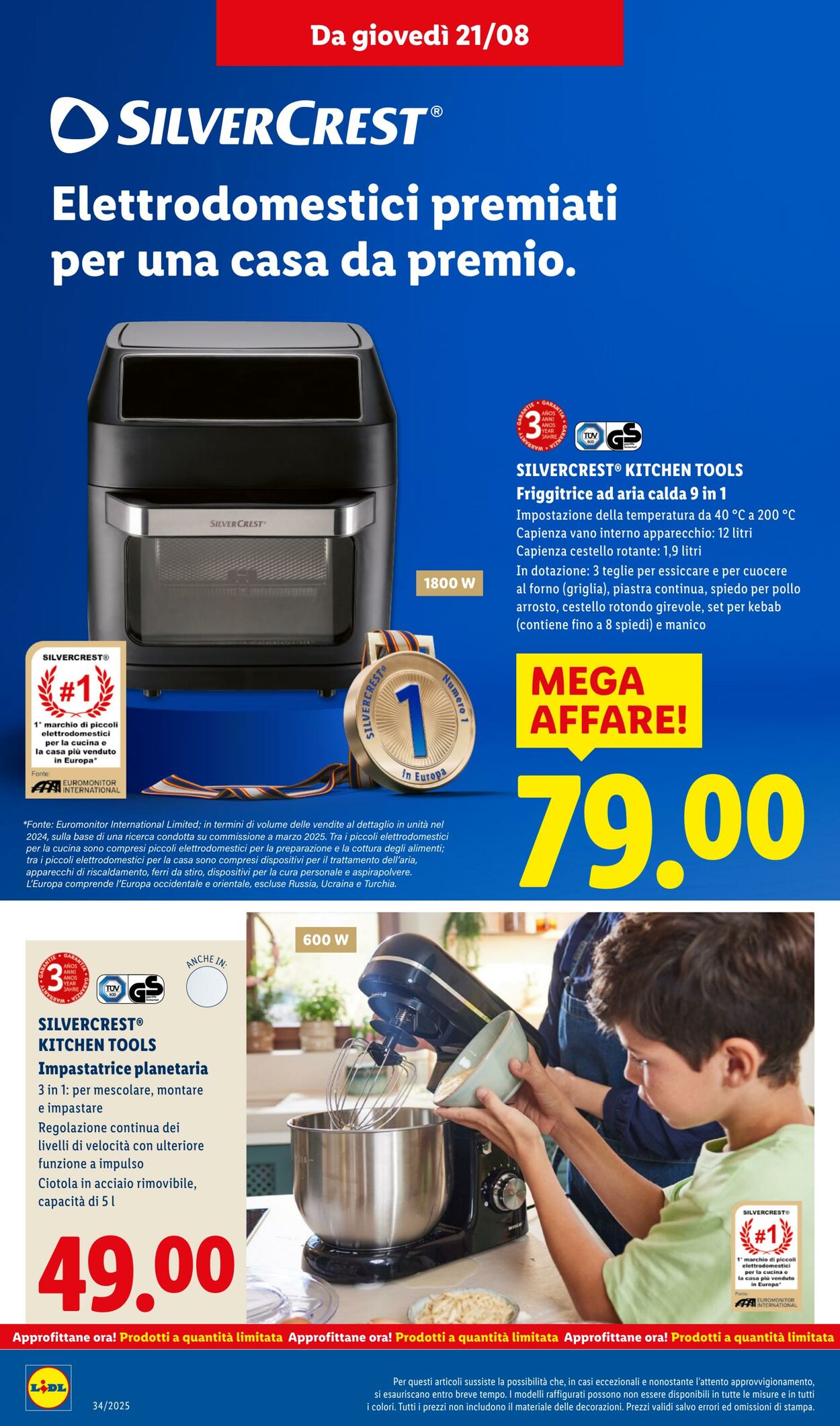 Volantino Lidl 18.08.2025 - 24.08.2025