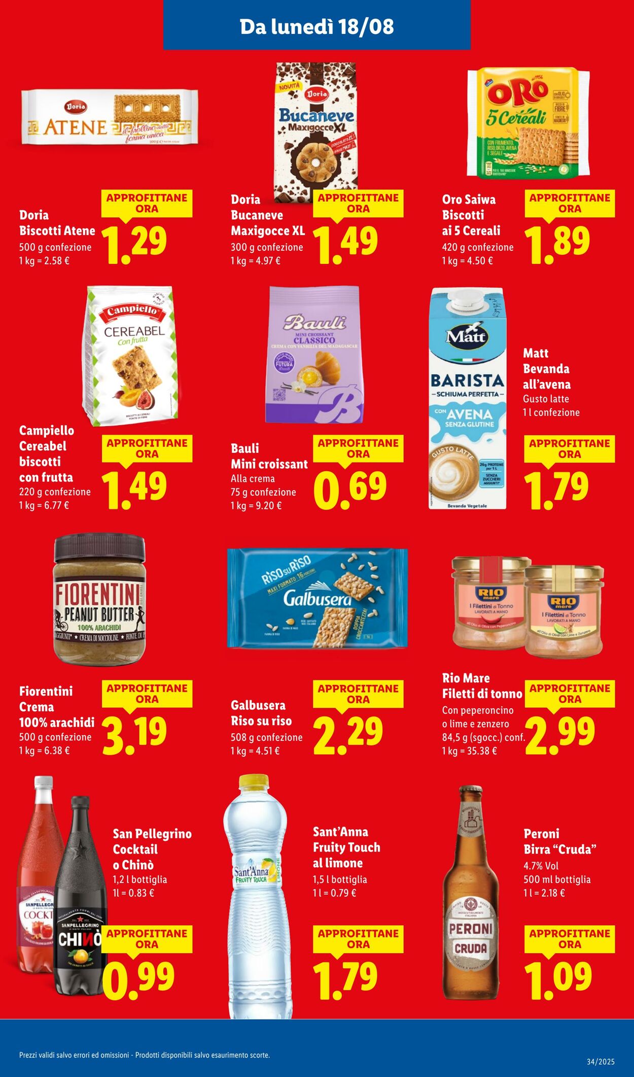 Volantino Lidl 18.08.2025 - 24.08.2025