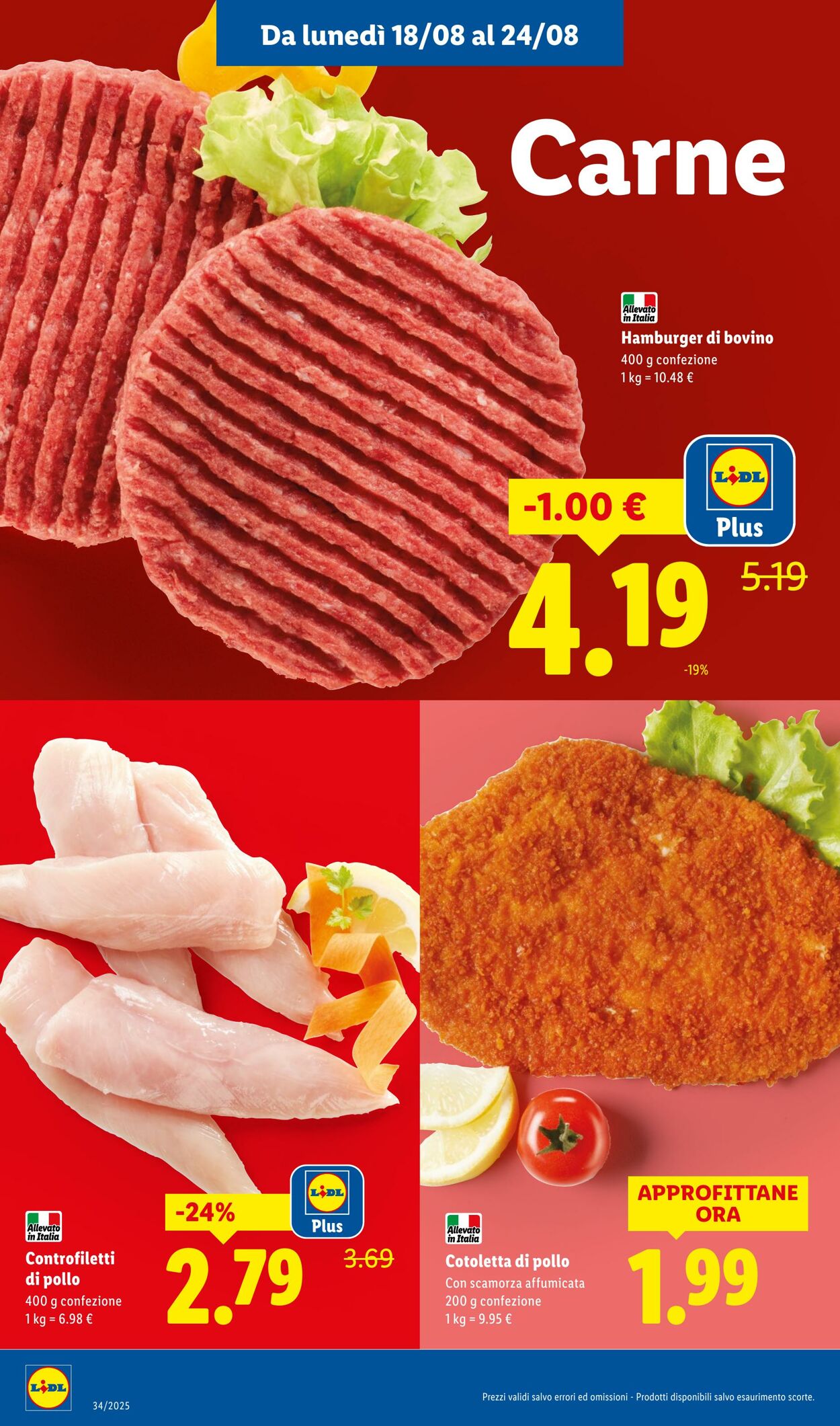 Volantino Lidl 18.08.2025 - 24.08.2025