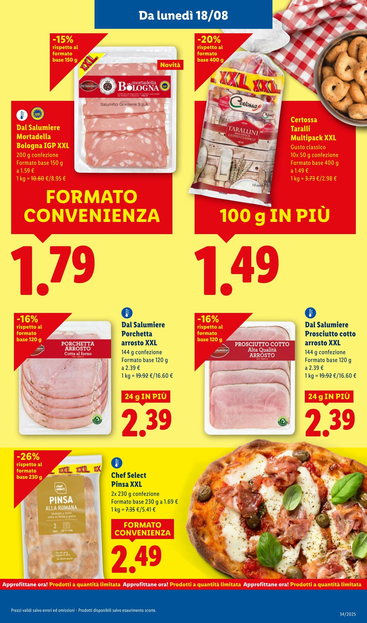 Volantino Lidl 18.08.2025 - 24.08.2025