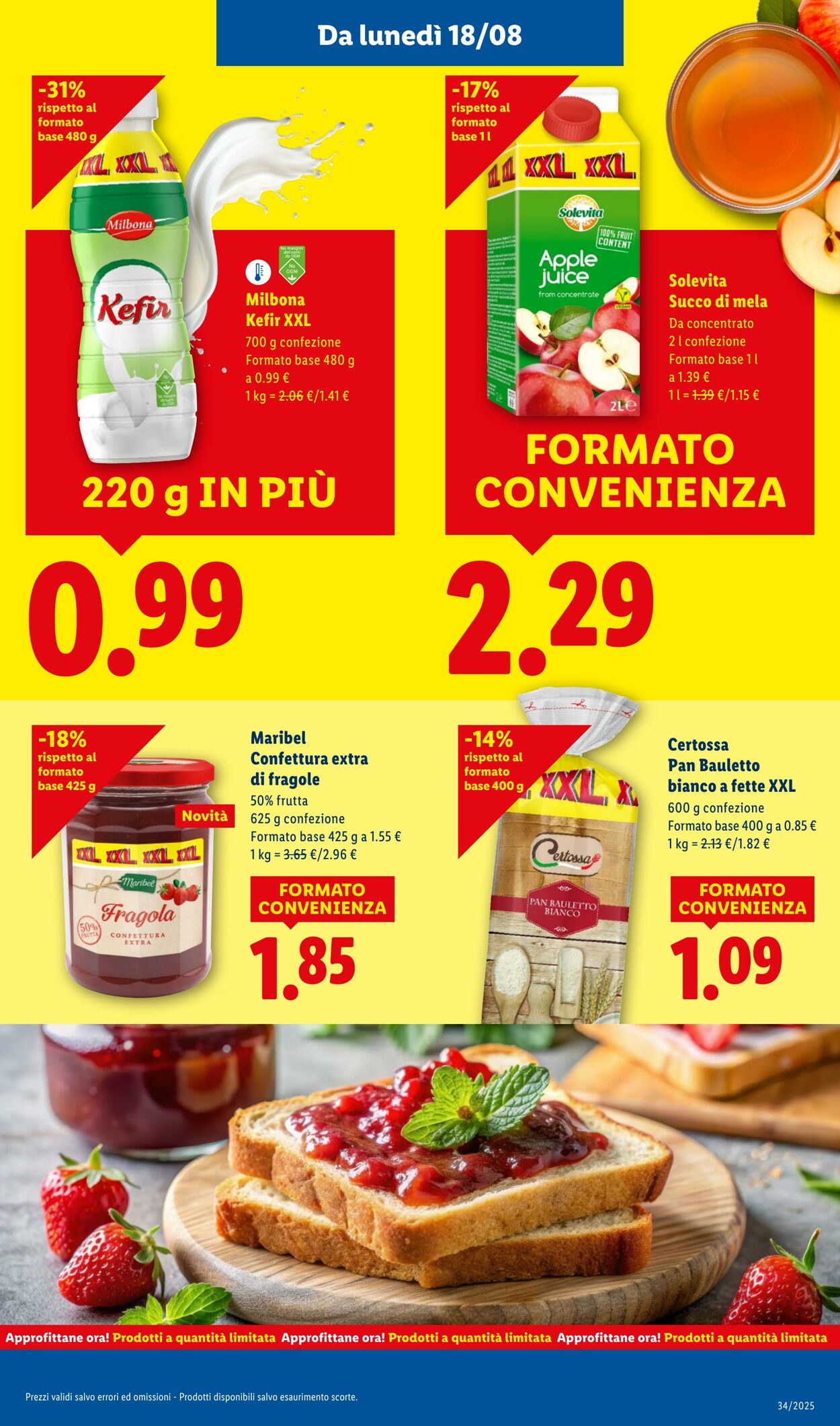Volantino Lidl 18.08.2025 - 24.08.2025