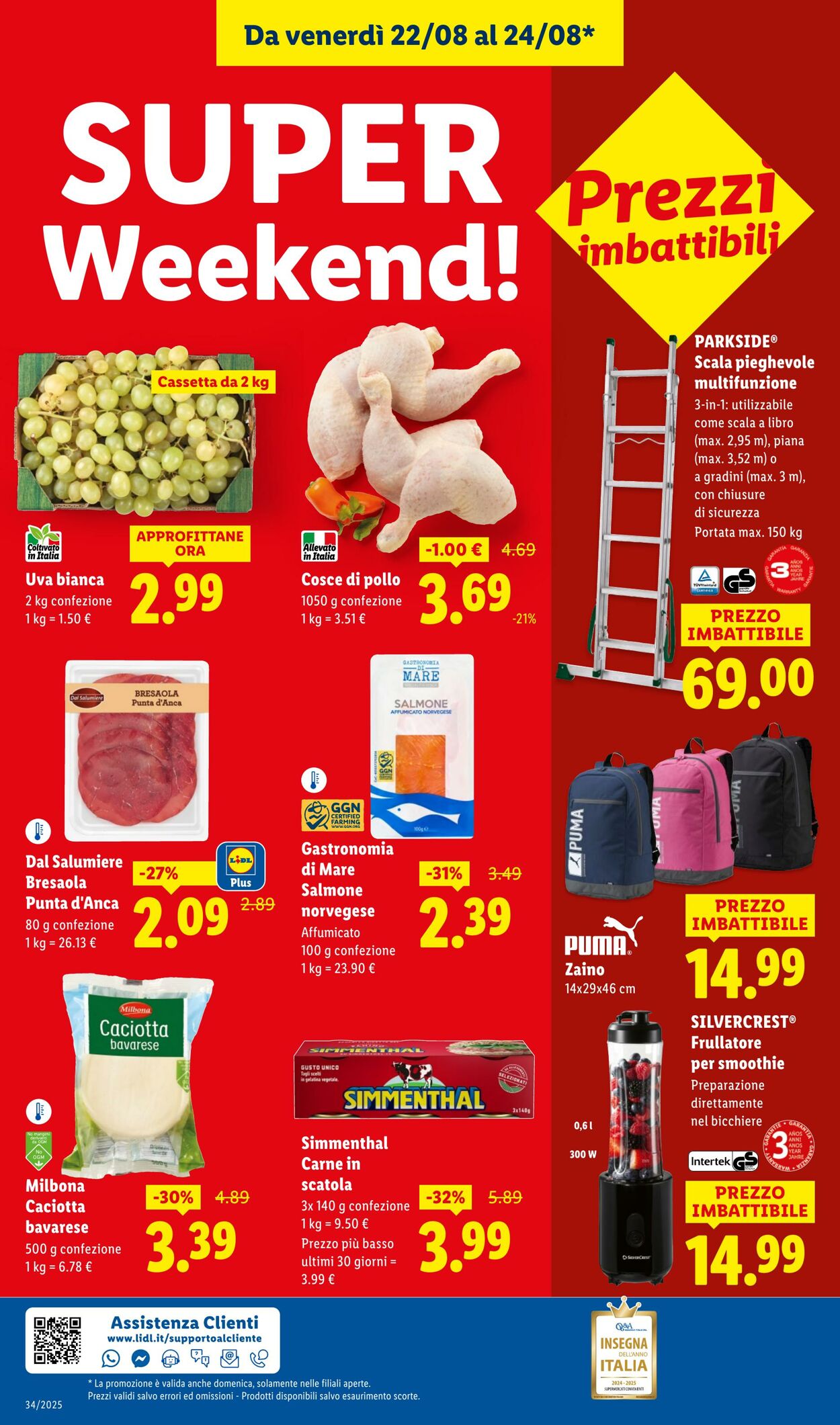 Volantino Lidl 18.08.2025 - 24.08.2025