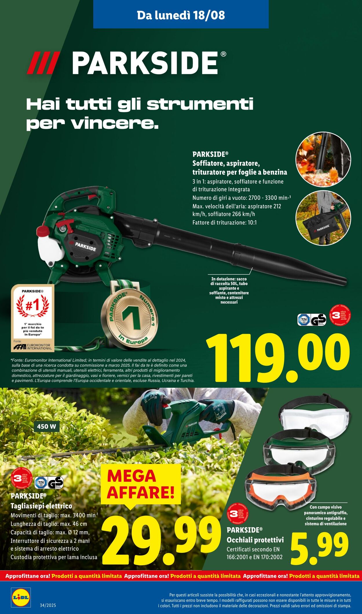 Volantino Lidl 18.08.2025 - 24.08.2025