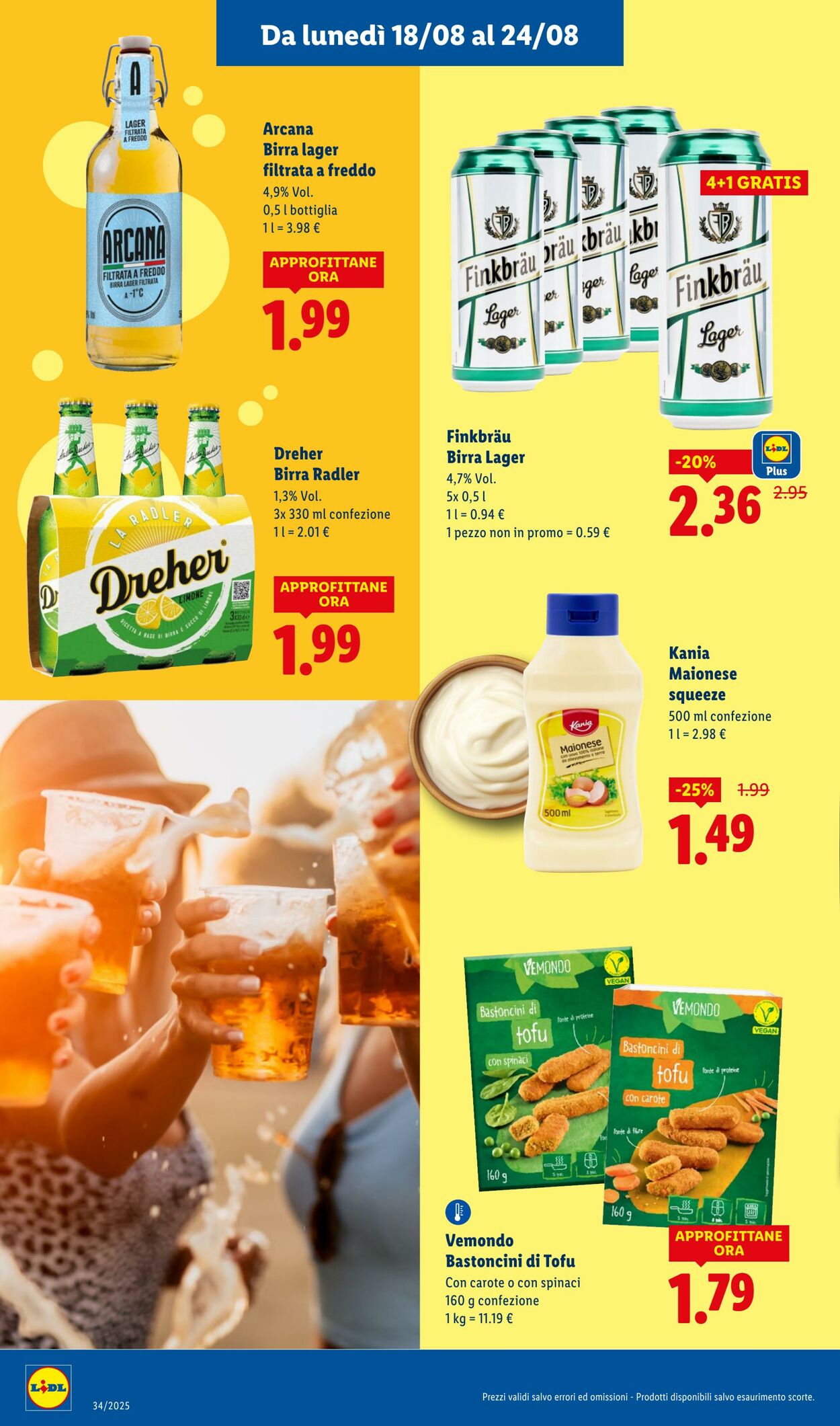 Volantino Lidl 18.08.2025 - 24.08.2025