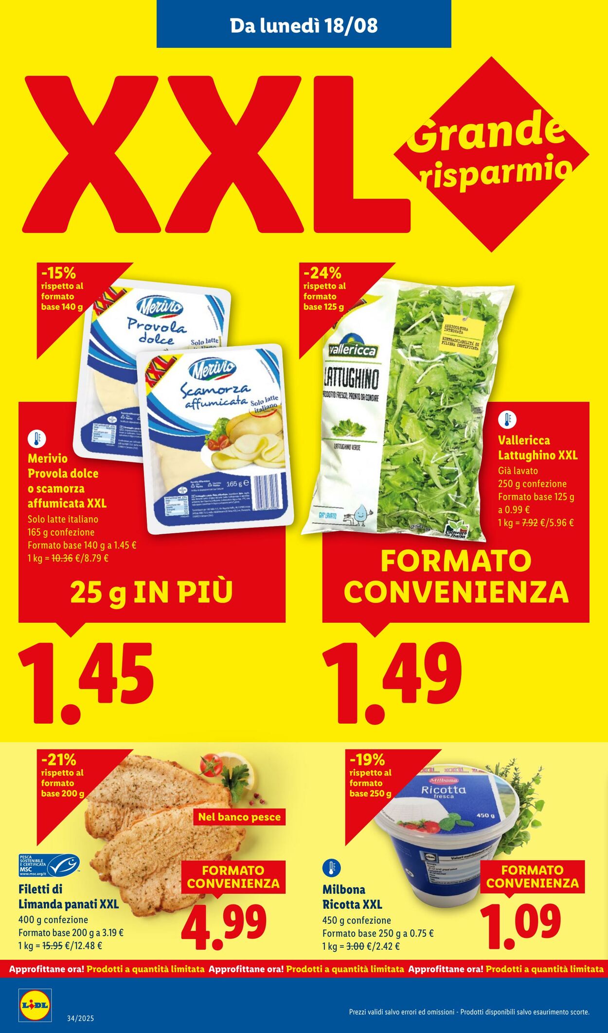 Volantino Lidl 18.08.2025 - 24.08.2025