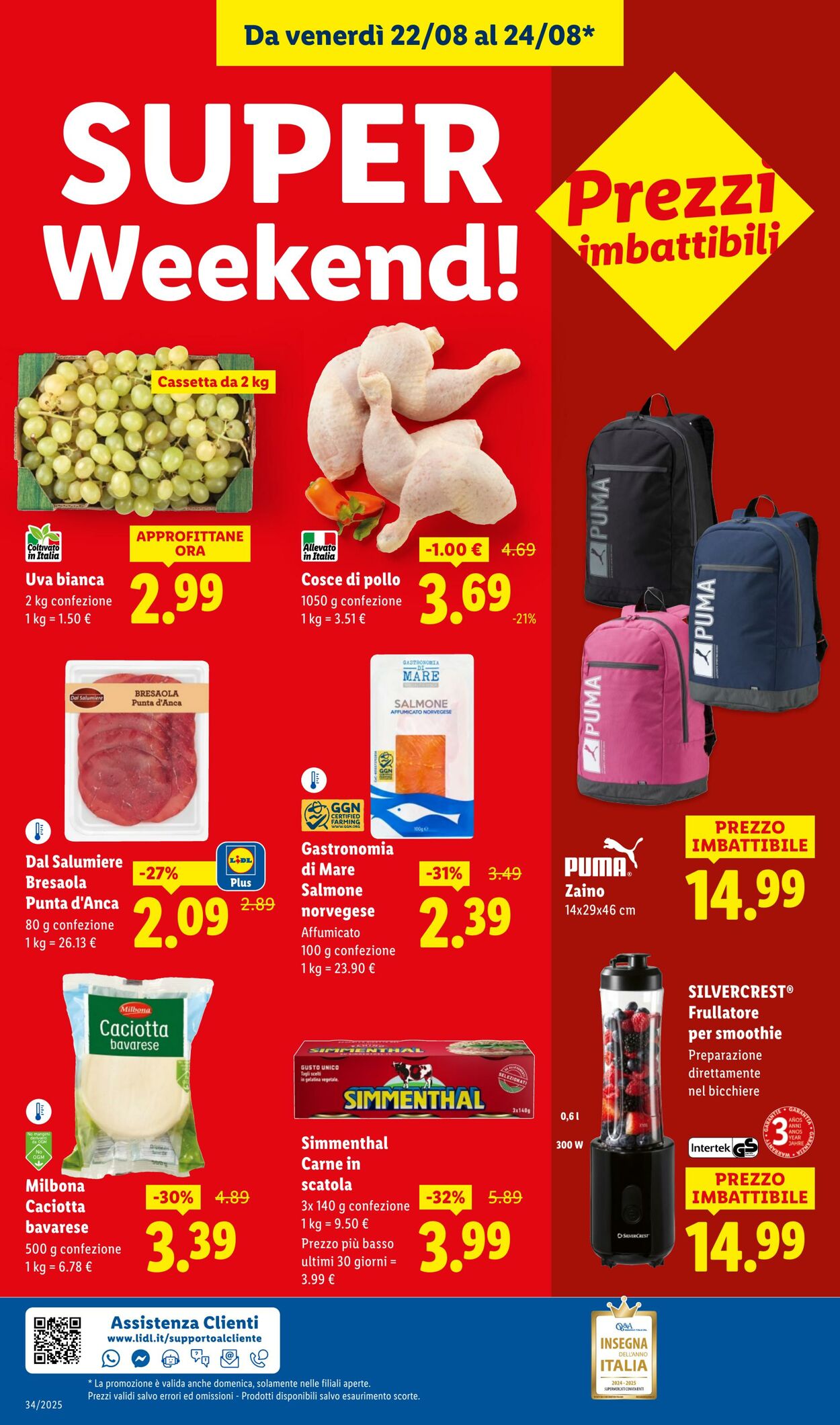 Volantino Lidl 18.08.2025 - 24.08.2025