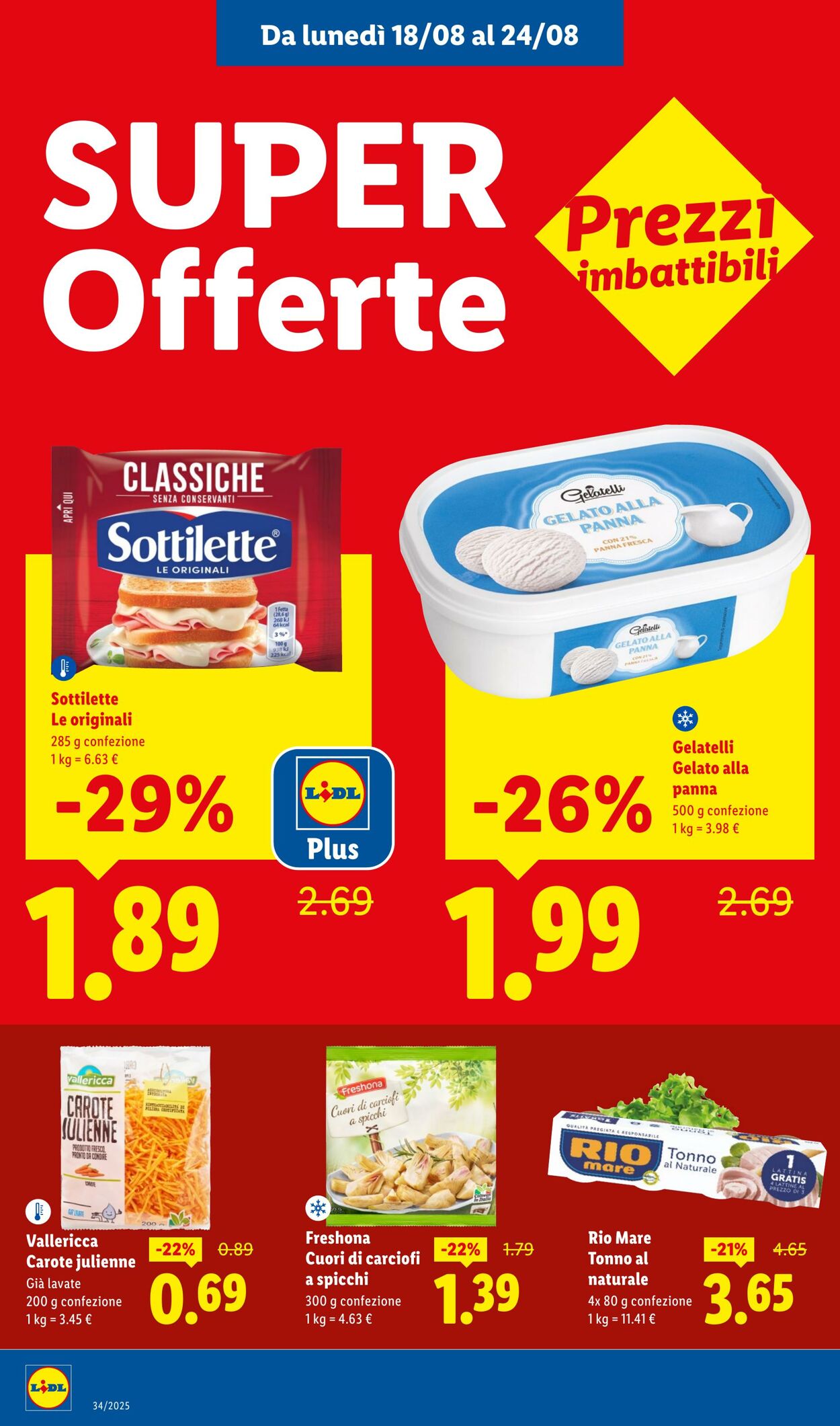Volantino Lidl 18.08.2025 - 24.08.2025