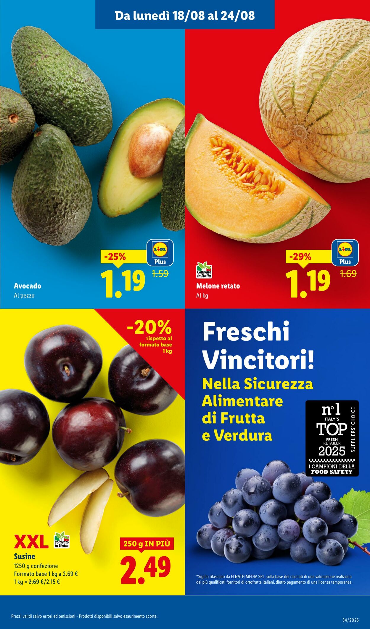 Volantino Lidl 18.08.2025 - 24.08.2025