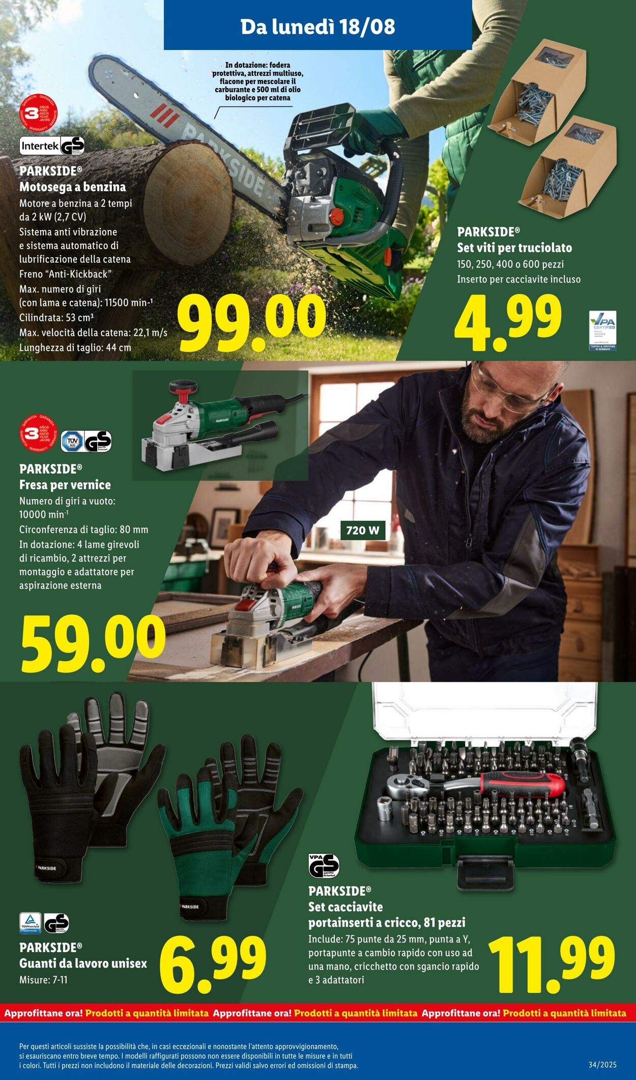 Volantino Lidl 18.08.2025 - 24.08.2025