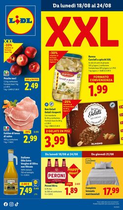 Volantino Lidl 18.08.2025 - 24.08.2025