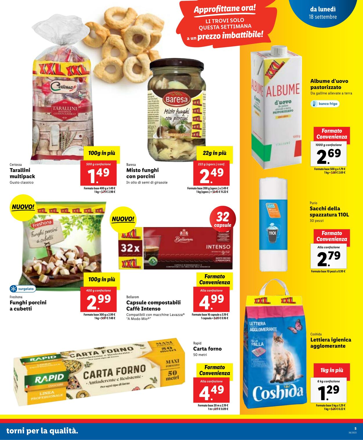 Volantino Lidl 18.09.2023 - 24.09.2023