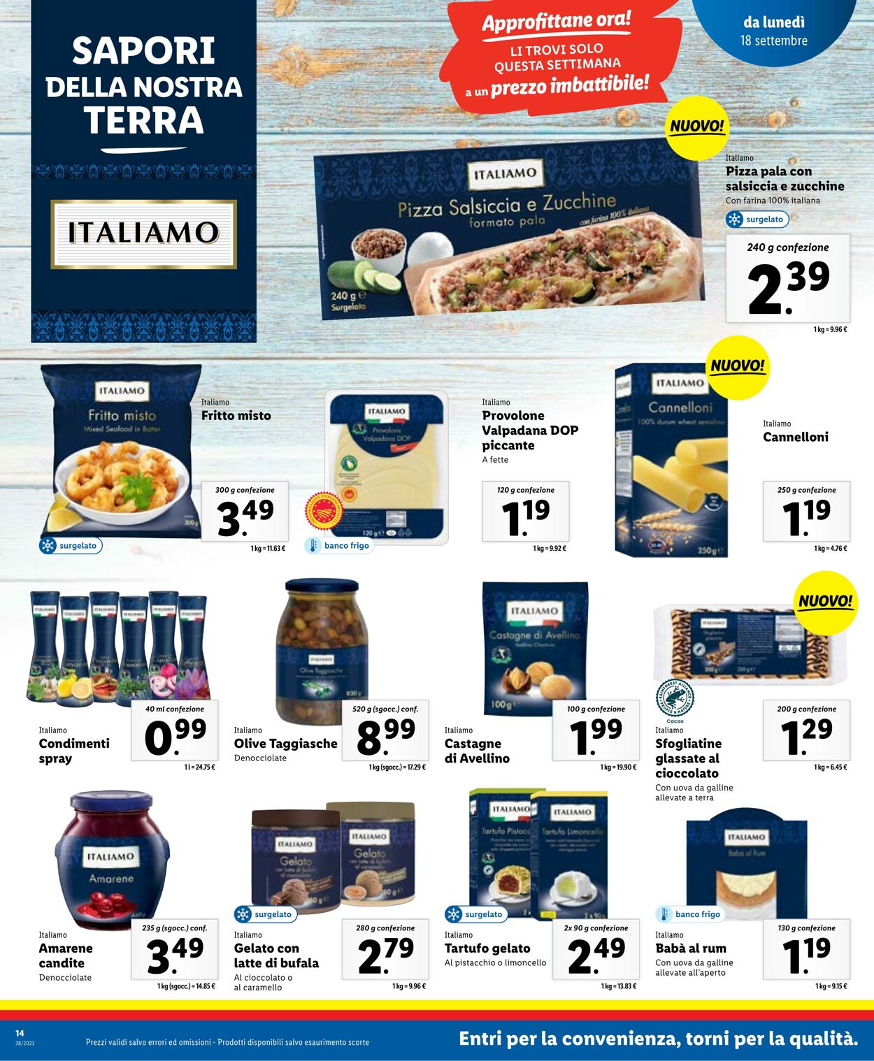 Volantino Lidl 18.09.2023 - 24.09.2023