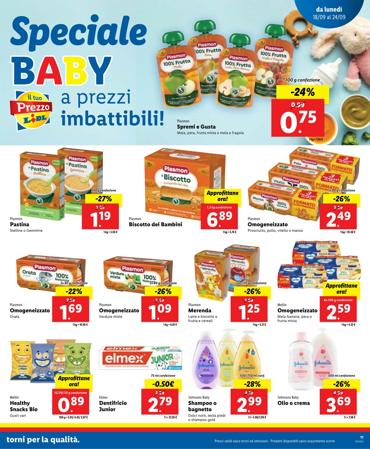 Volantino Lidl 18.09.2023 - 24.09.2023