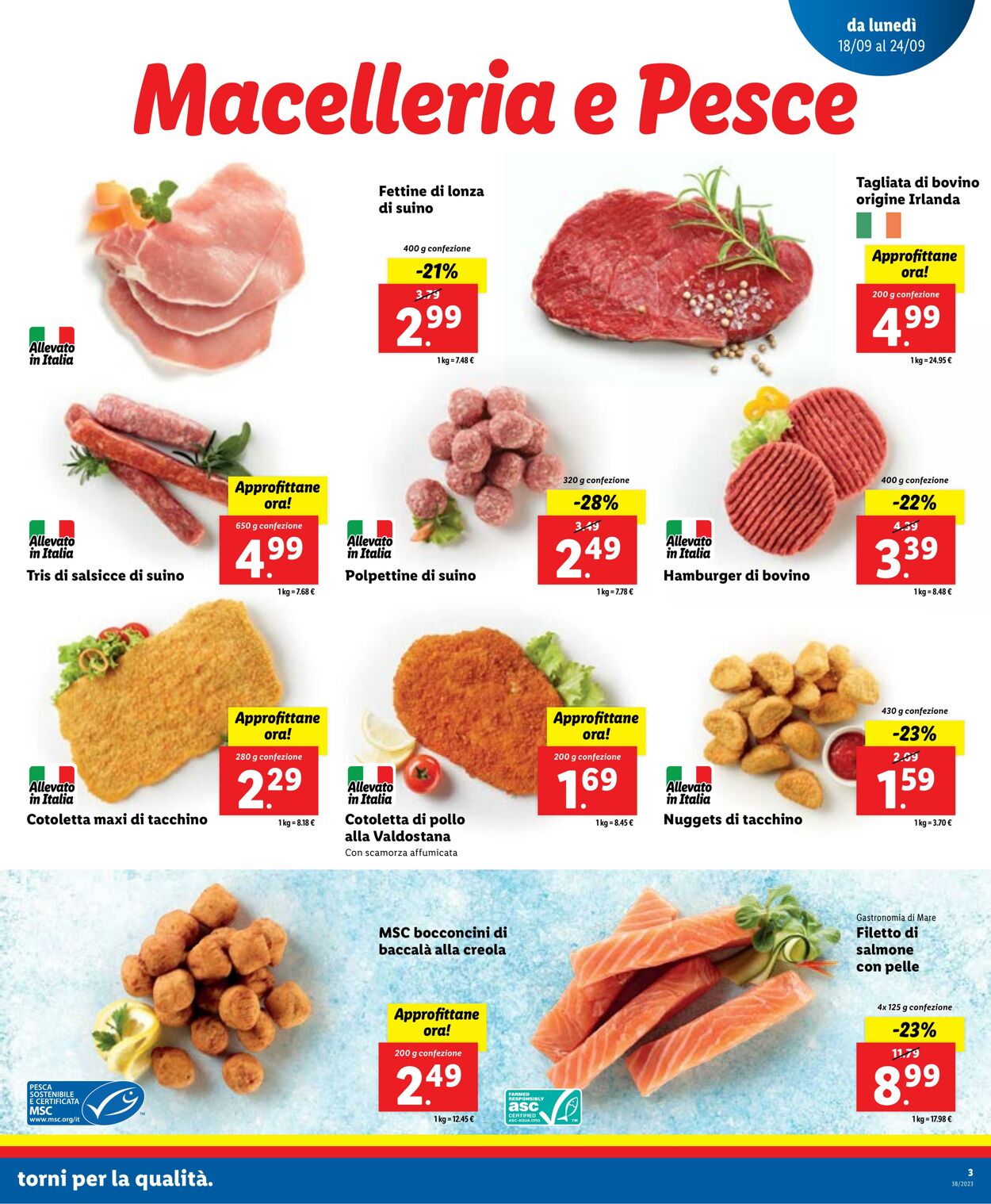 Volantino Lidl 18.09.2023 - 24.09.2023