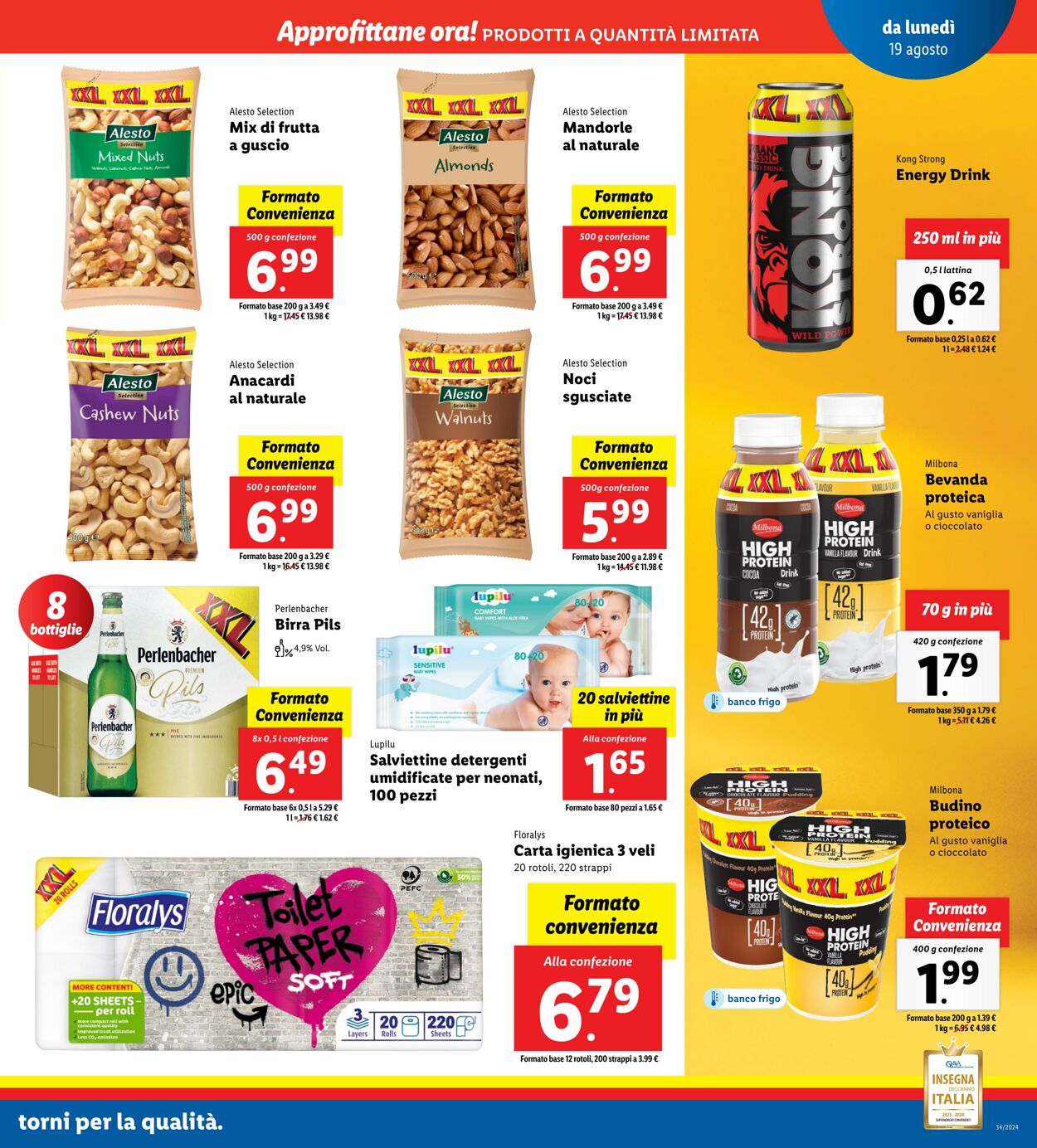 Volantino Lidl 19.08.2024 - 25.08.2024