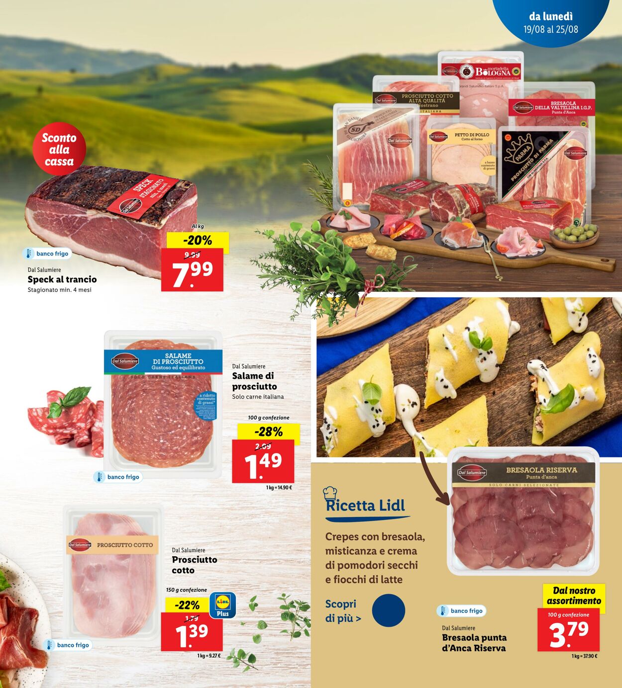 Volantino Lidl 19.08.2024 - 25.08.2024